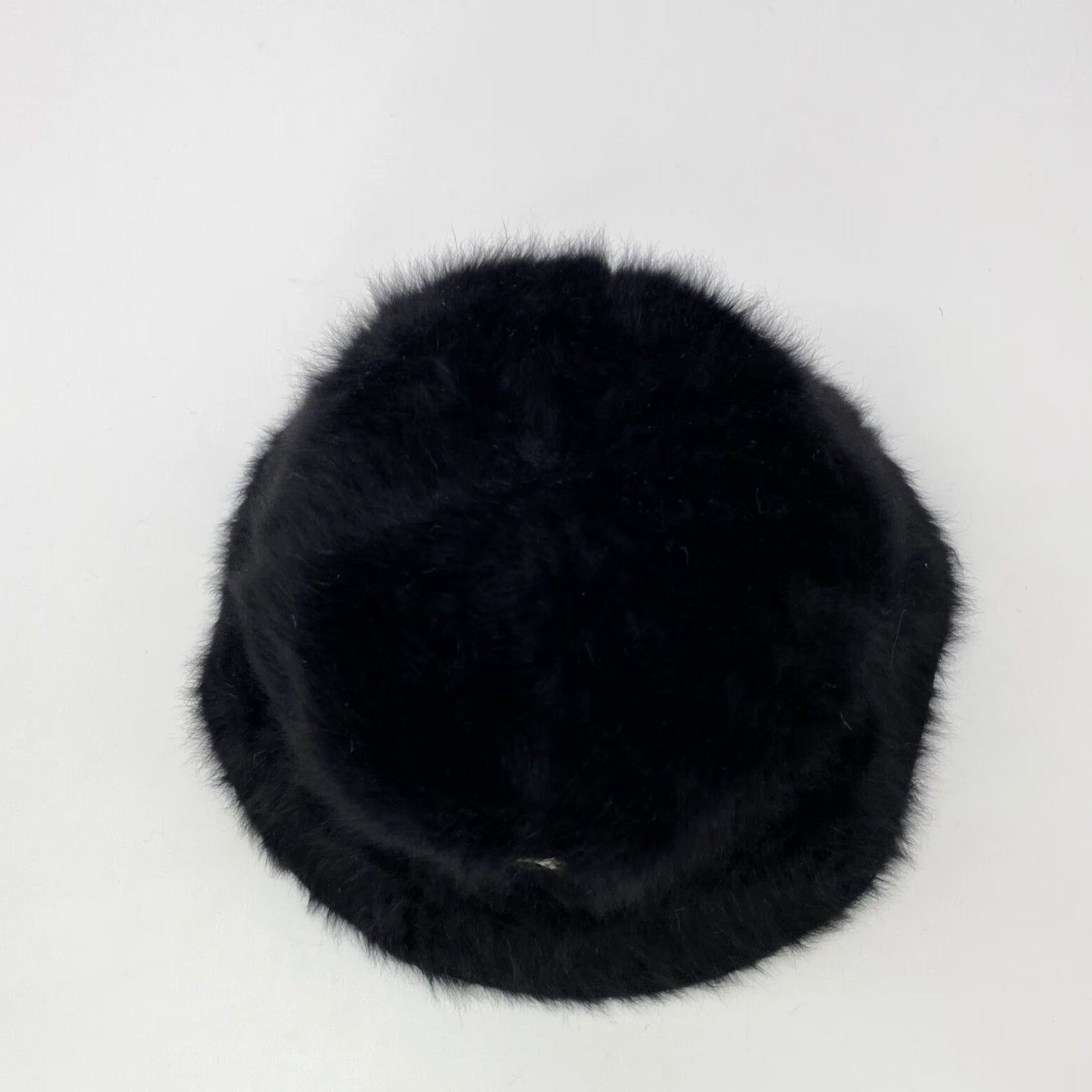 VINTAGE Kangol Furgora Bucket Hat Unisex Adults Regular Black Angora Rabbit Fur Blend 90s Hip Hop Classic