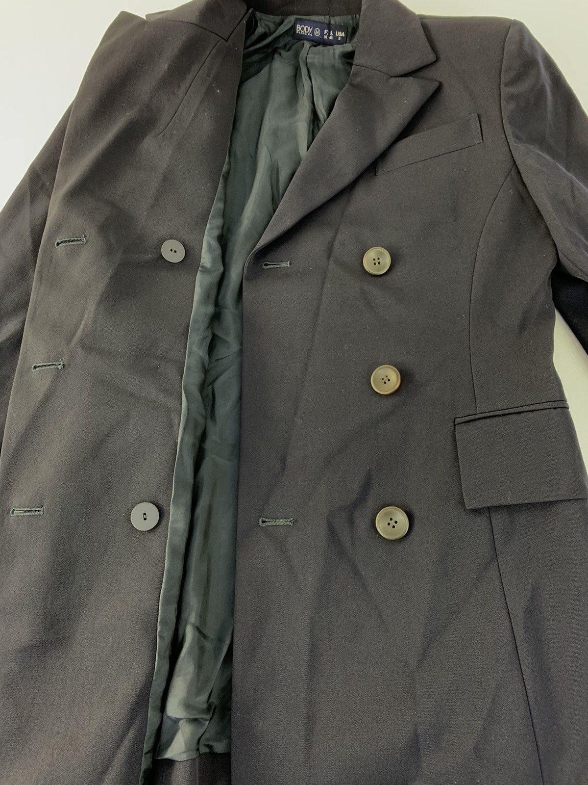 Japanese Brand 90s Carpini Tessuti D’italia Body Dressing Double Breasted Size S / US 4 / IT 40 - 4 Thumbnail