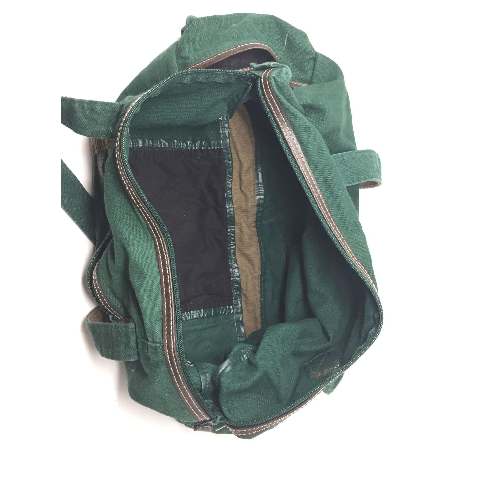 Disney Vintage Disney Mickey Unlimited Green and Brown Duffle Bag- Size ONE SIZE - 6 Thumbnail