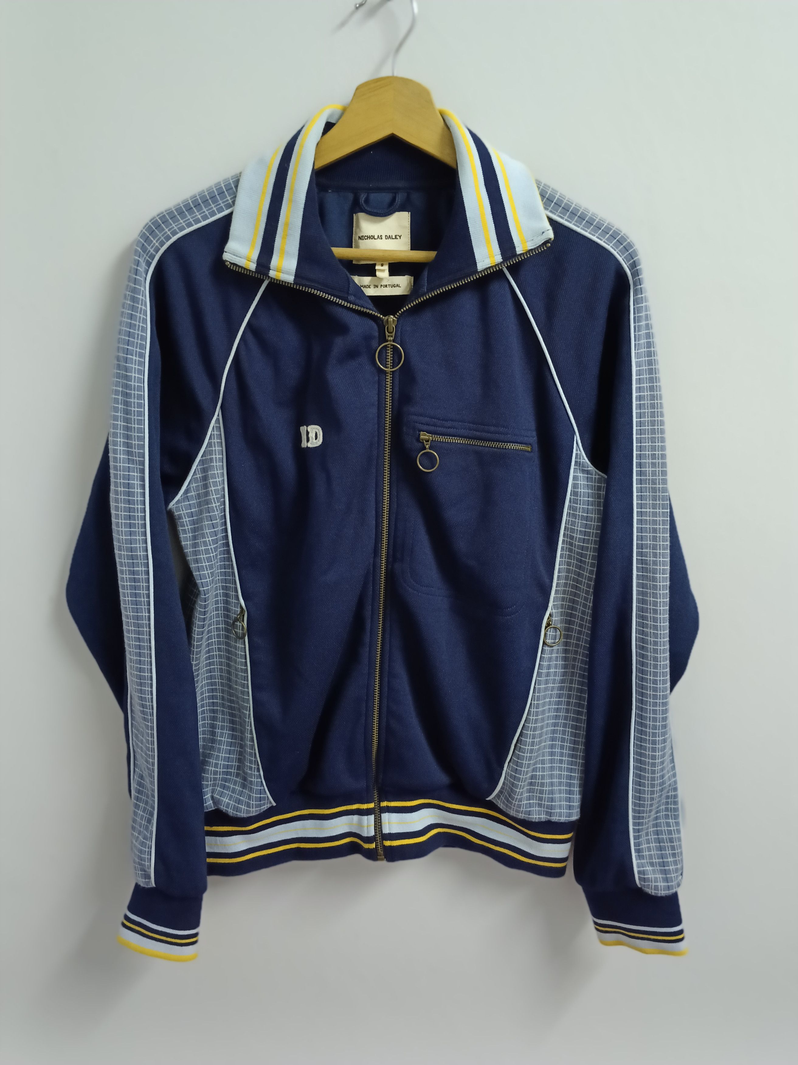 Nicholas Daley NICHOLAS DALEY PANELLED JACQUARD TRACK JACKET Size US S / EU 44-46 / 1 - 2 Thumbnail