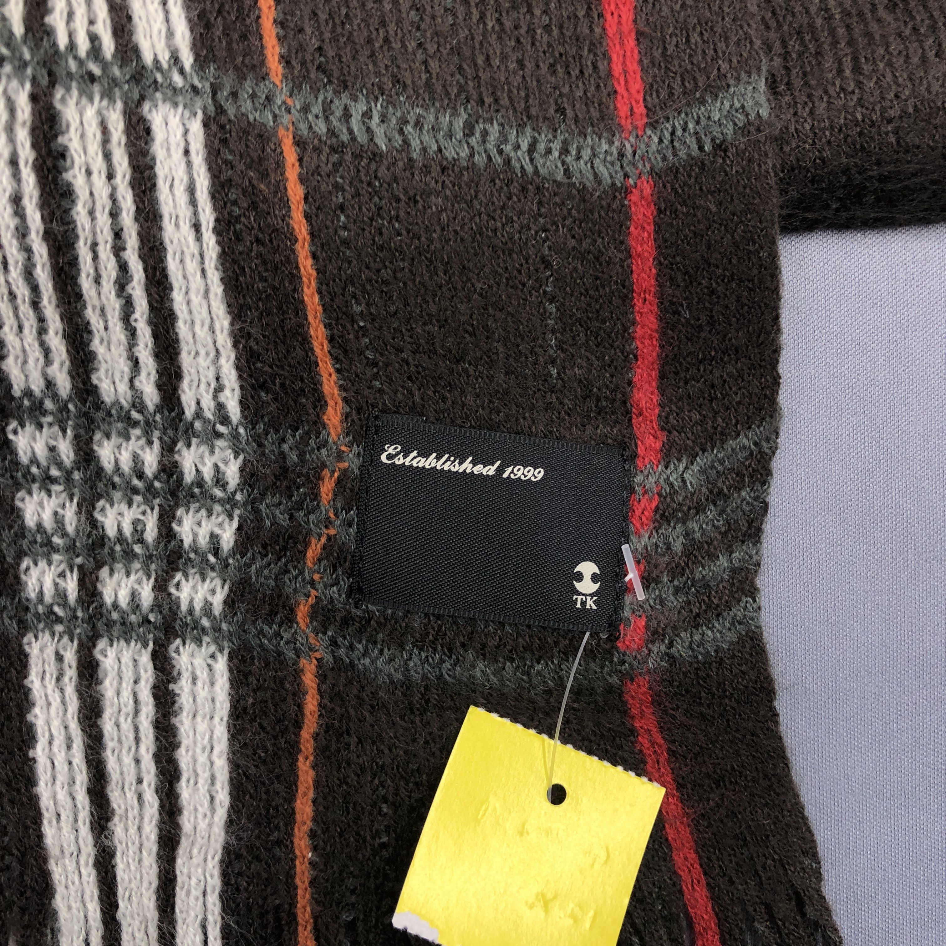 Japanese Brand Vintage Takeo Kikuchi Scarf Muffler Wool Cashmere Scarves. Size ONE SIZE - 4 Thumbnail