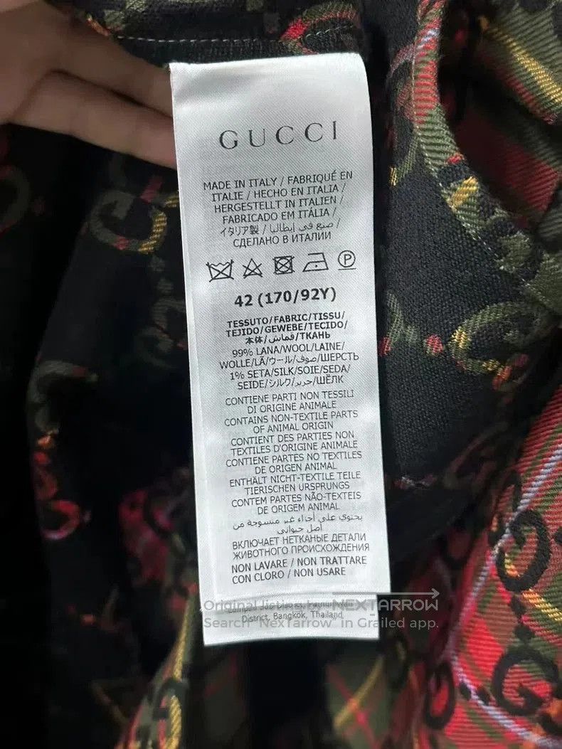Gucci Gucci Plaid Shirt Jacket Size 42. Size US M / EU 48-50 / 2 - 7 Thumbnail