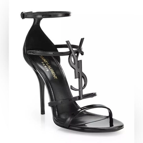 Yves Saint Laurent SAINT LAURENT Cassandra Leather Sandals Size US 8 / IT 38 - 1 Preview