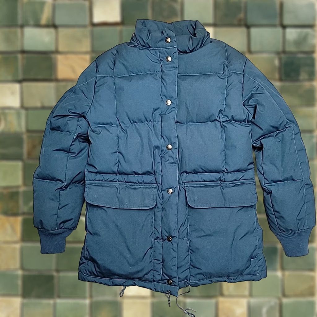Eddie Bauer VINTAGE Eddie Bauer Goose Down Jacket Men XS Teal Green Hooded Puffer Parka Coat Size US XS / EU 42 / 0 - 1 Thumbnail