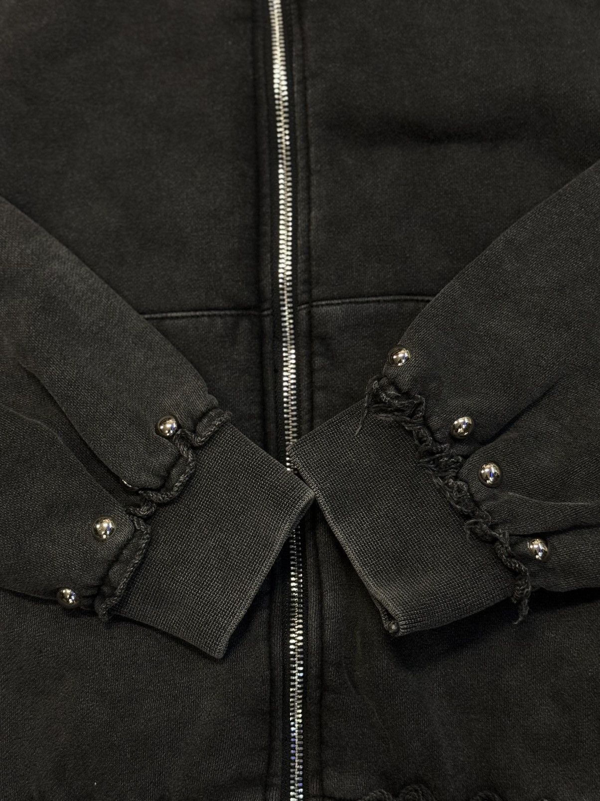 Saint Vanity Saint Vanity Zip Up Hoodie Black Zip Up Studded Size Large Size US L / EU 52-54 / 3 - 5 Thumbnail