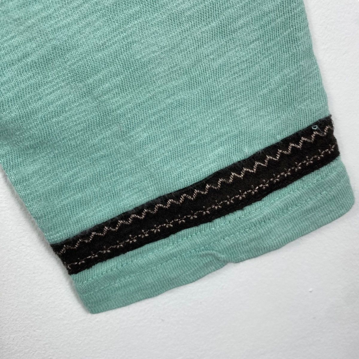 Japanese Brand Japanese Brand PPFM Green Longsleeve Tee Shirt Medium Size Size M / US 6-8 / IT 42-44 - 3 Thumbnail