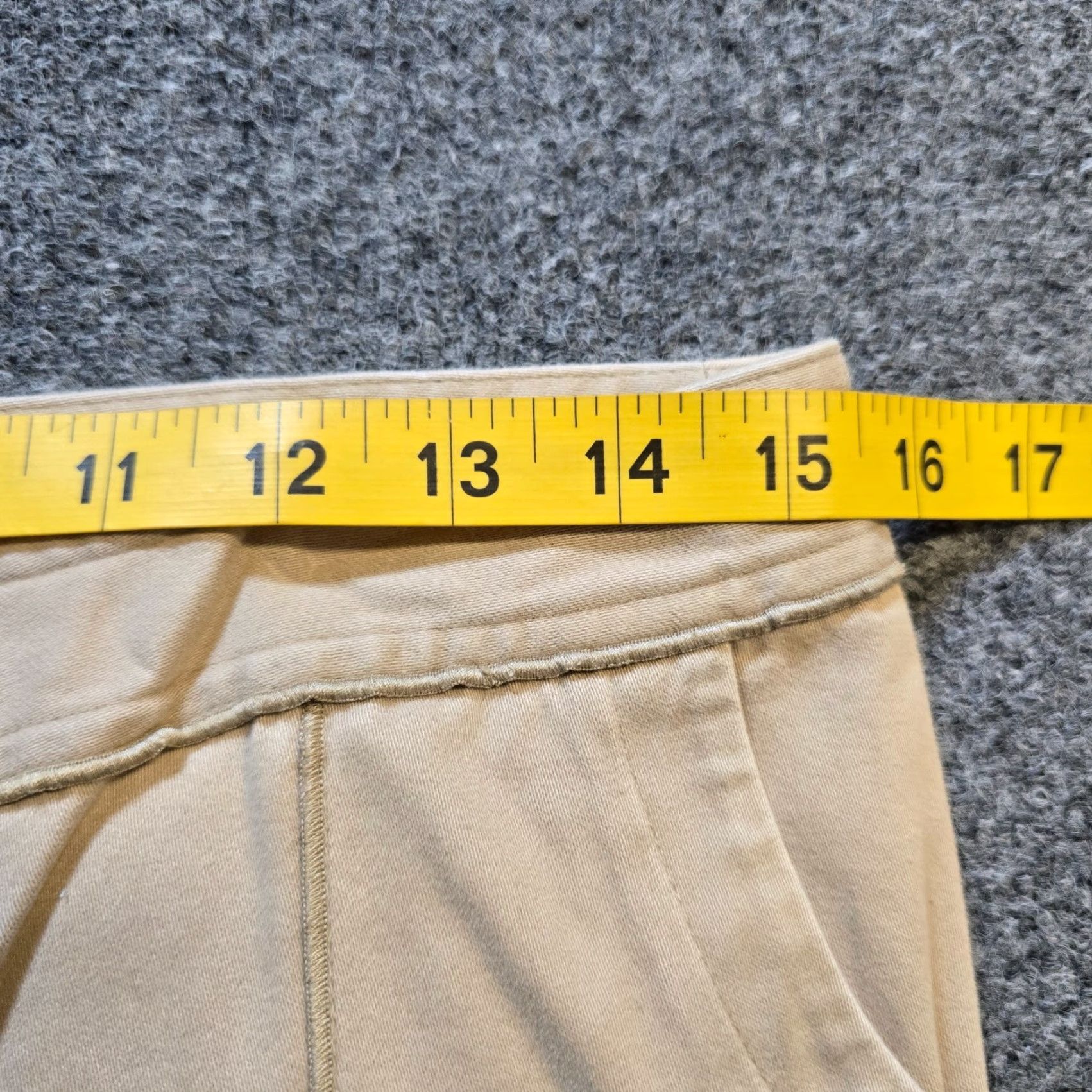 J. Jill J Jill Jeans Pants Women Size 8 Beige Tan Wide-Leg Mid Rise Casual Basic Neutral Size 30" / US 8 / IT 44 - 5 Thumbnail