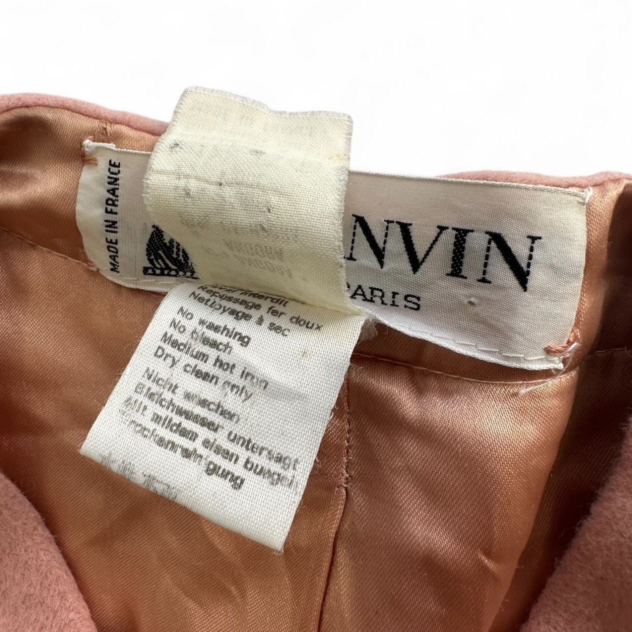 Lanvin Vintage Lanvin Blush Pink Wool Wrap Coat – Size 8 Size M / US 6-8 / IT 42-44 - 6 Thumbnail