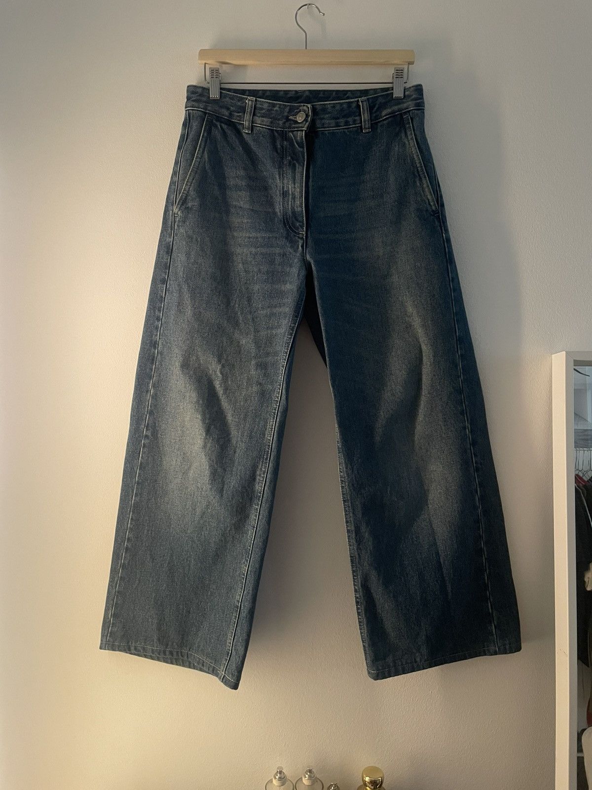 Maison Margiela MM6 Wideleg Denim Jeans Size US 44 / EU 60 - 1 Thumbnail