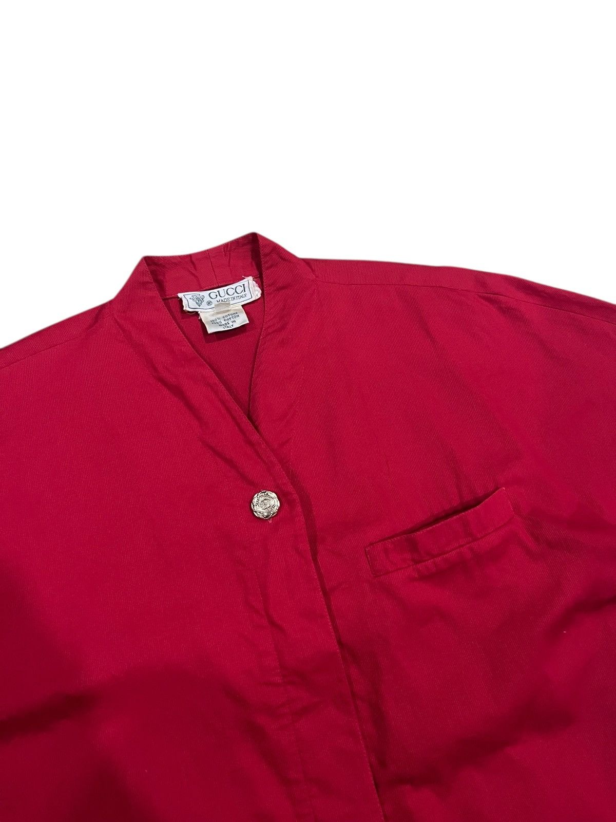 Gucci vintage GUCCI GG BUTTON DOWN SHORT SLEEVE SAIZ 40 Size US XXS / EU 40 - 7 Thumbnail