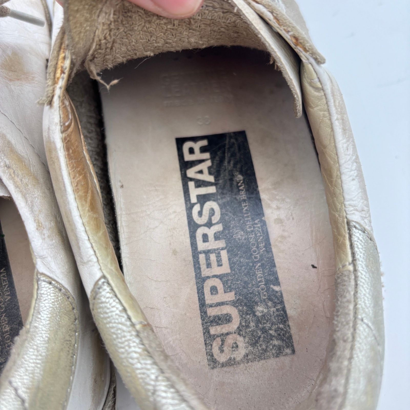 Golden Goose Golden Goose Superstar GGDB Leather Sneakers Women's 38 US 8 Size US 8 / IT 38 - 9 Thumbnail
