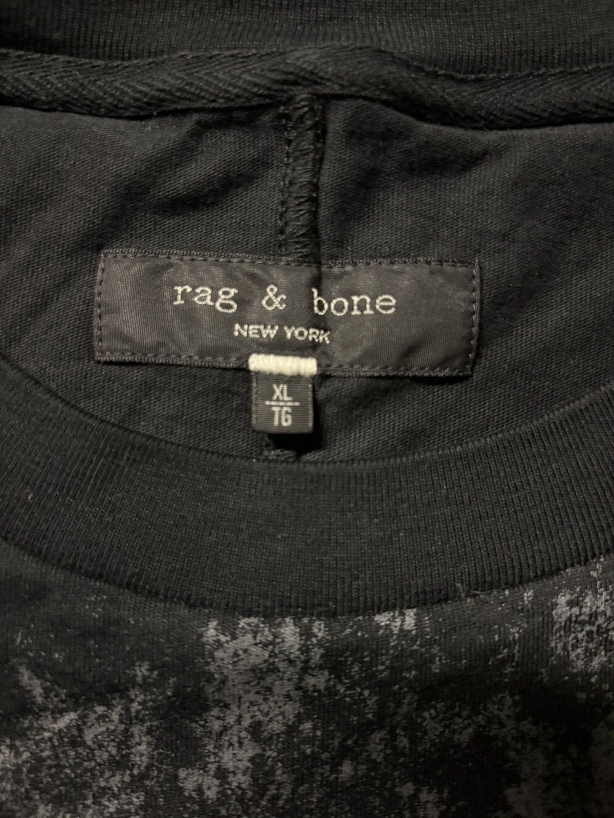 Rag & Bone rag & bone Abstract Graphic Tee Black XL Size US XL / EU 56 / 4 - 2 Thumbnail