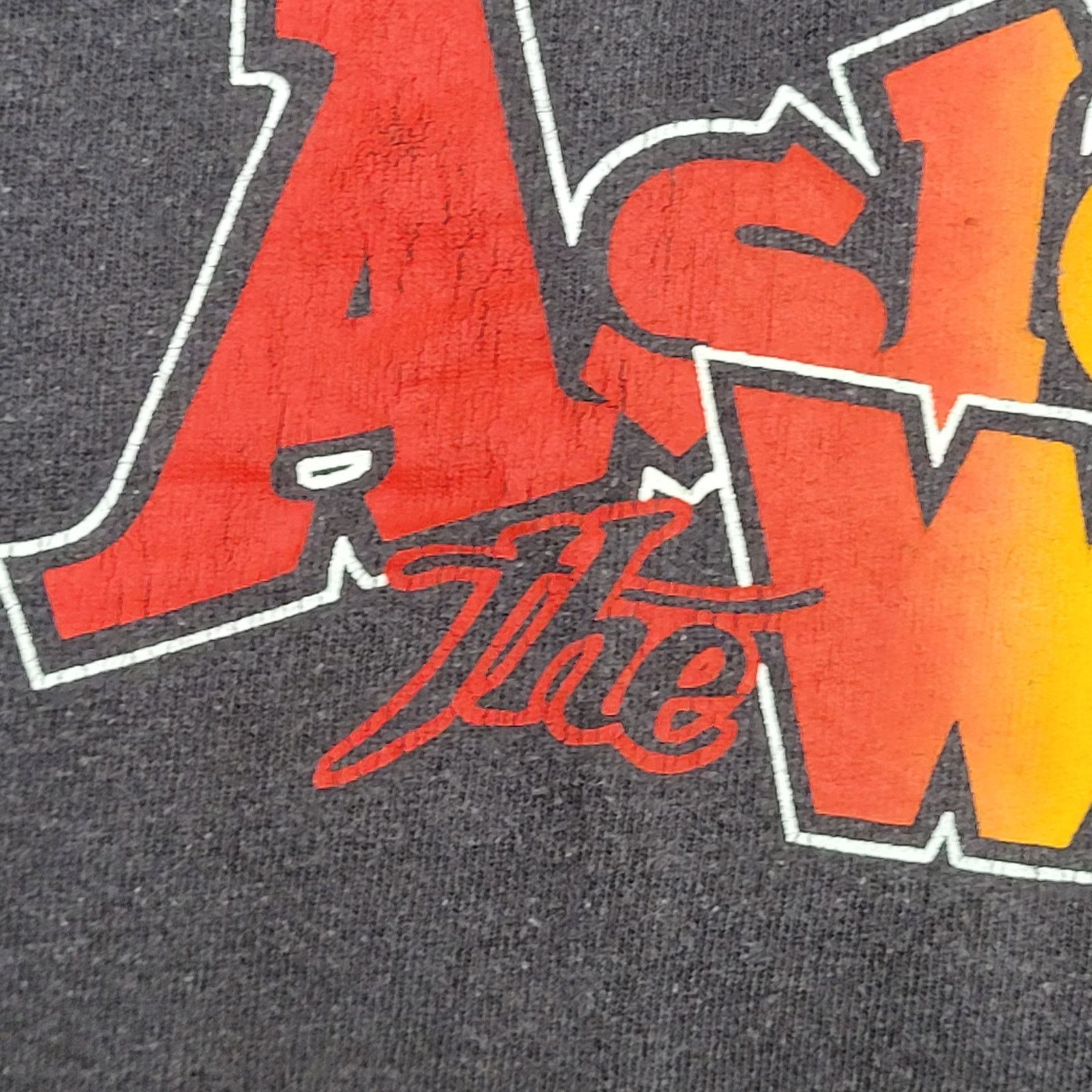 Fruit Of The Loom VTG 80s Alseep At The Wheel Band T-Shirt S/M Faded USA Size US M / EU 48-50 / 2 - 4 Thumbnail