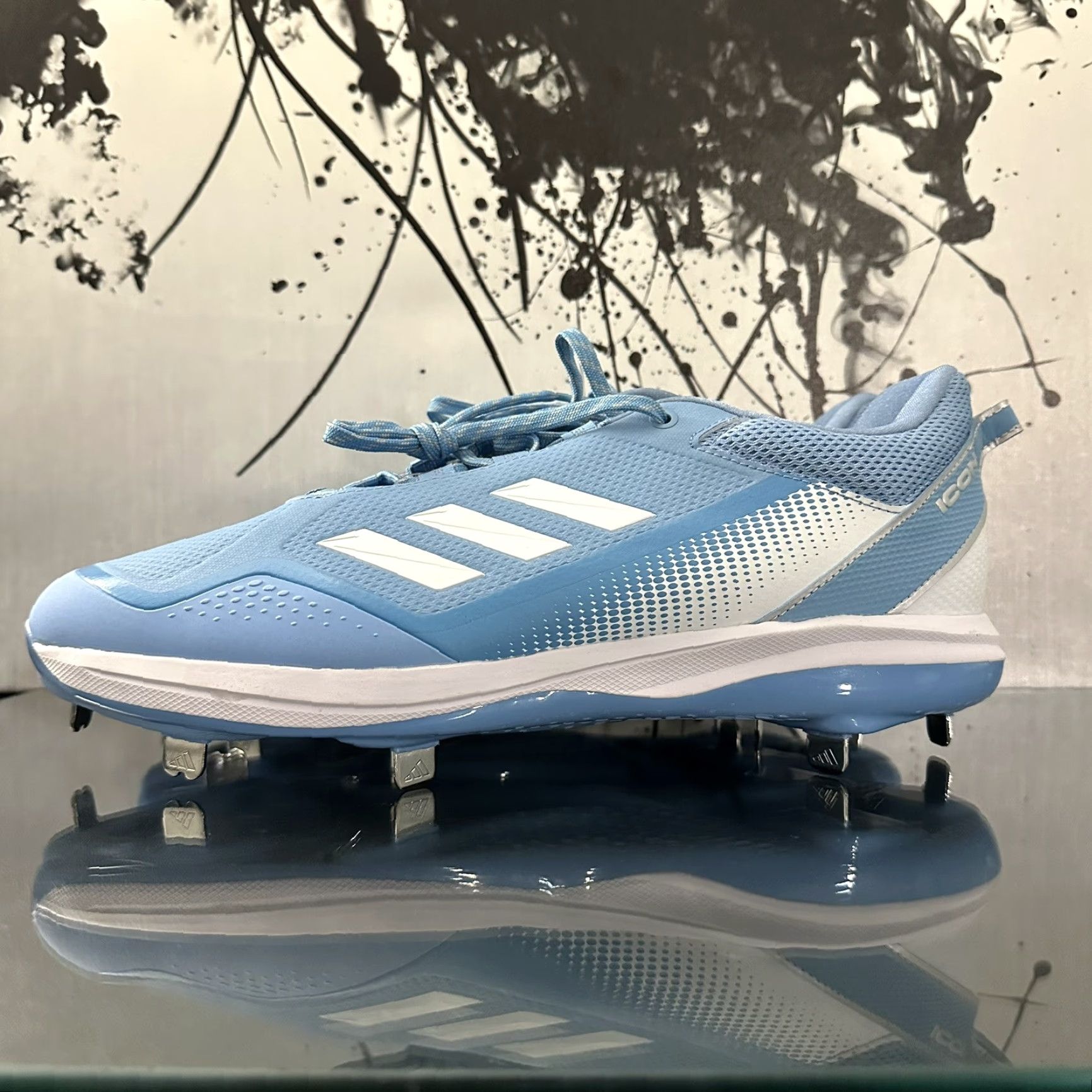 Adidas Adidas Icon Low Baseball Cleats Mens 14 UNC Legend Blue GX5835 Size US 14 / EU 47 - 3 Thumbnail