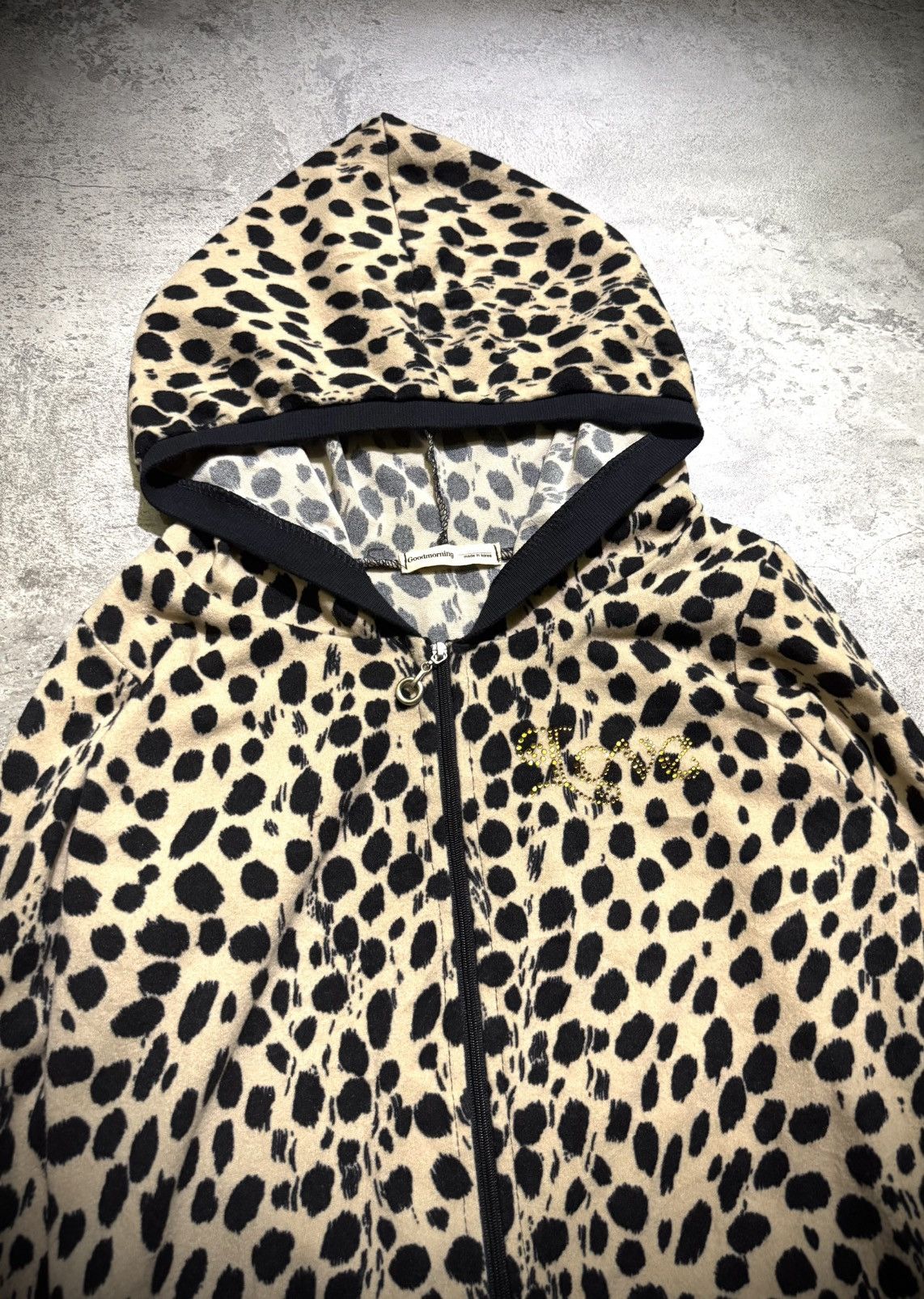 Hysteric Glamour Y2k Good Morning leopard ifsixwasnine Hoodie Size S / US 4 / IT 40 - 2 Thumbnail