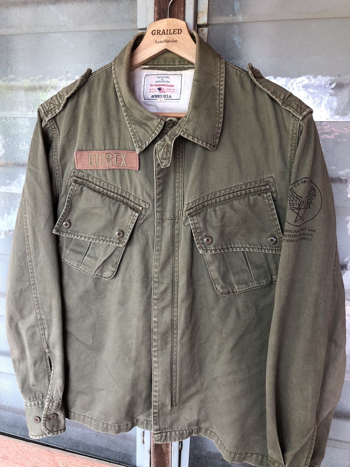 Avirex Vintage Avirex Army Jacket Size US M / EU 48-50 / 2 - 5 Thumbnail