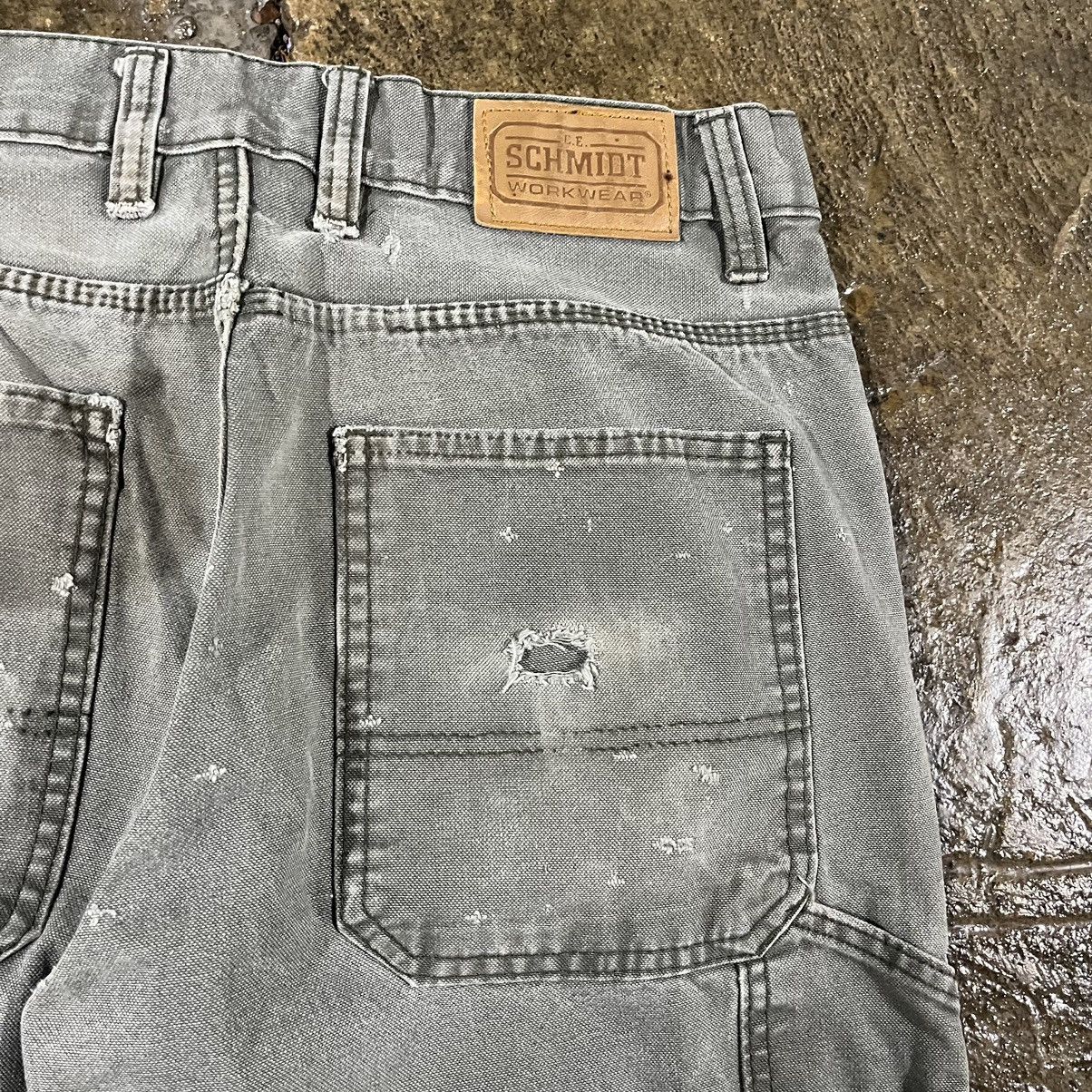 Carhartt × Vintage Crazy Carhartt Style Faded Carpenter Pants Workwear Skater Size US 34 / EU 50 - 7 Thumbnail