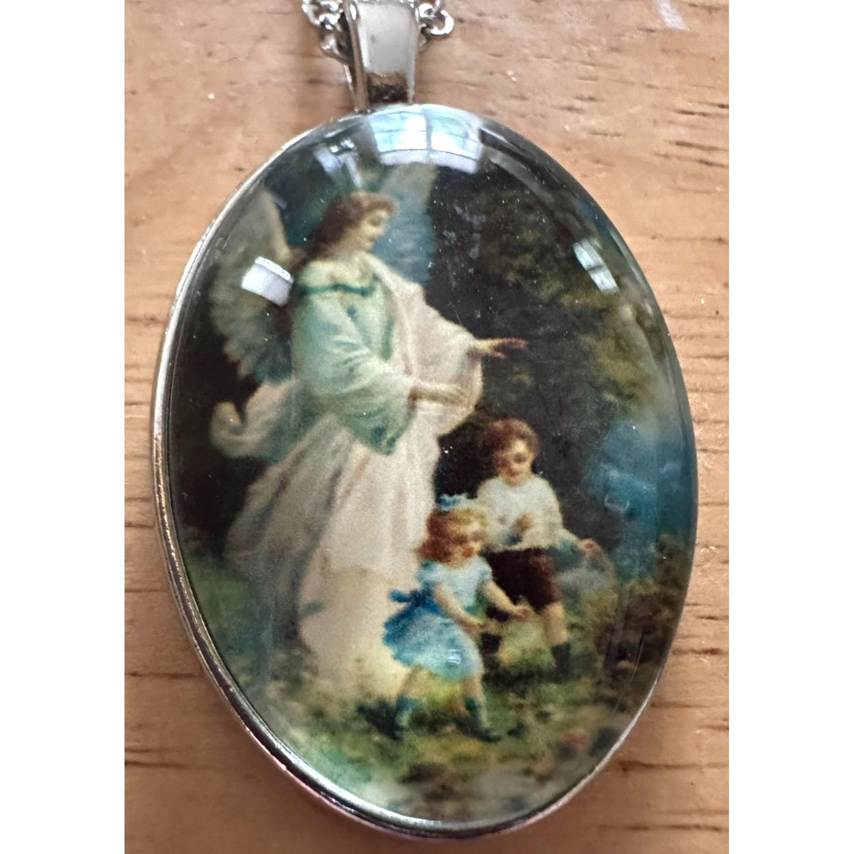 Handmade Guardian Angel Protect Children Necklace New Heaven Faith Lo Size ONE SIZE - 3 Thumbnail
