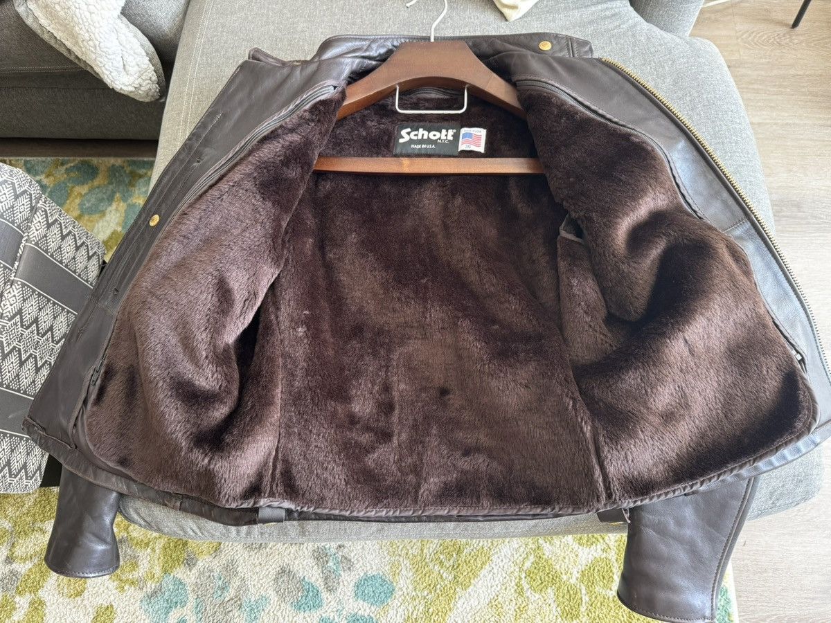 Schott Schott Cafe Racer Leather Jacket Size US M / EU 48-50 / 2 - 4 Thumbnail