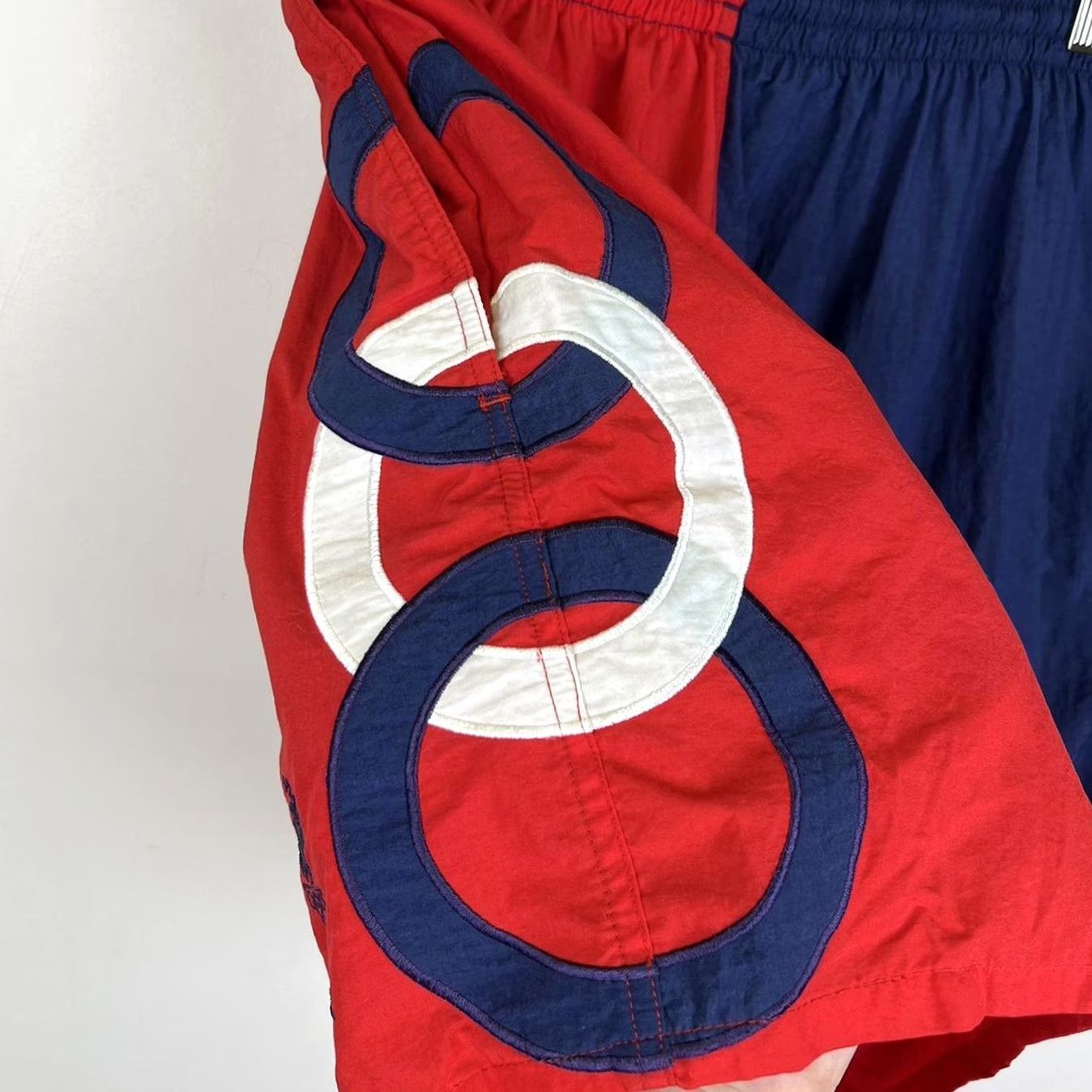 Speedo VINTAGE Speedo Bermuda Swim Shorts Men 36 in. Red Navy Atlanta 1996 Olympic Logo Mens Size US 36 / EU 52 - 5 Thumbnail