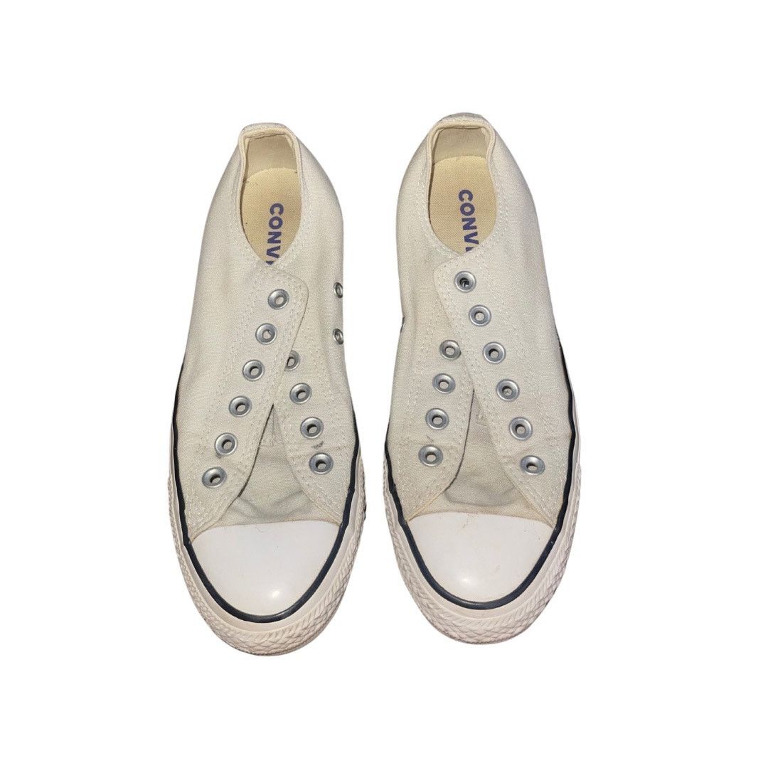 Converse White Converse Chuck Taylor All Star Low-Top Sneakers Size 8 Size US 8 / IT 38 - 1 Thumbnail