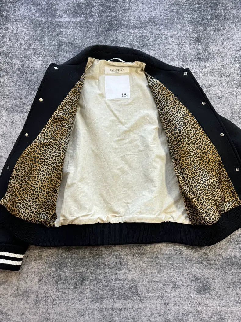 Valentino Valentino Black & White Patchwork Rivet Wool Baseball Uni Size US M / EU 48-50 / 2 - 7 Thumbnail