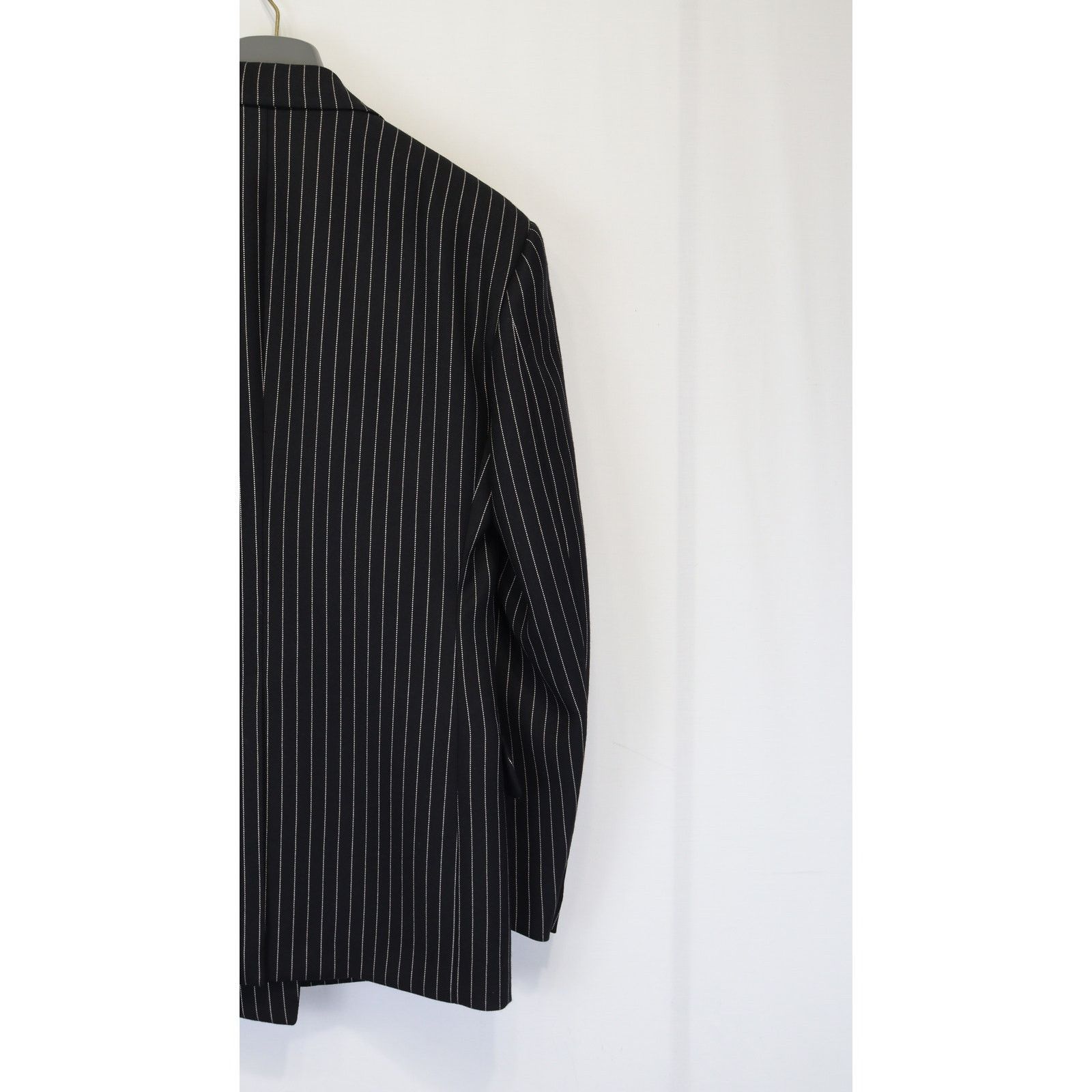 Tom Ford o1rshd1 Cooper Stripe Blazer Jacket in Black/White Size US S / EU 44-46 / 1 - 10 Thumbnail