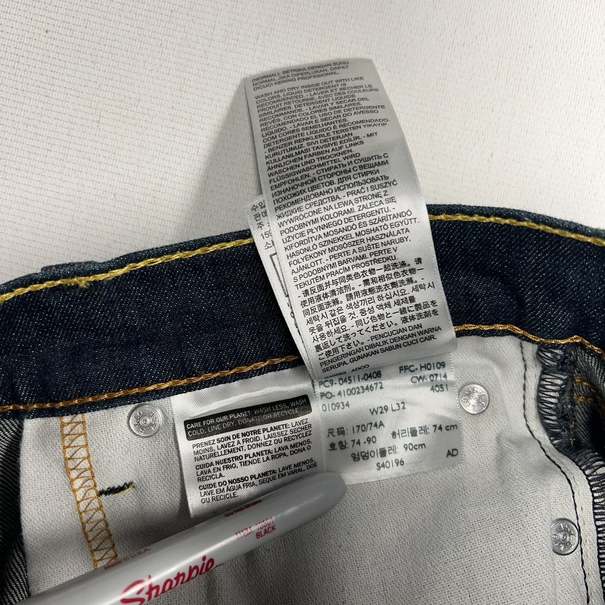 Levi's Levis Jeans Blue 511 Slim Fit Denim Pants Casual Y2K Size US 29 - 8 Thumbnail