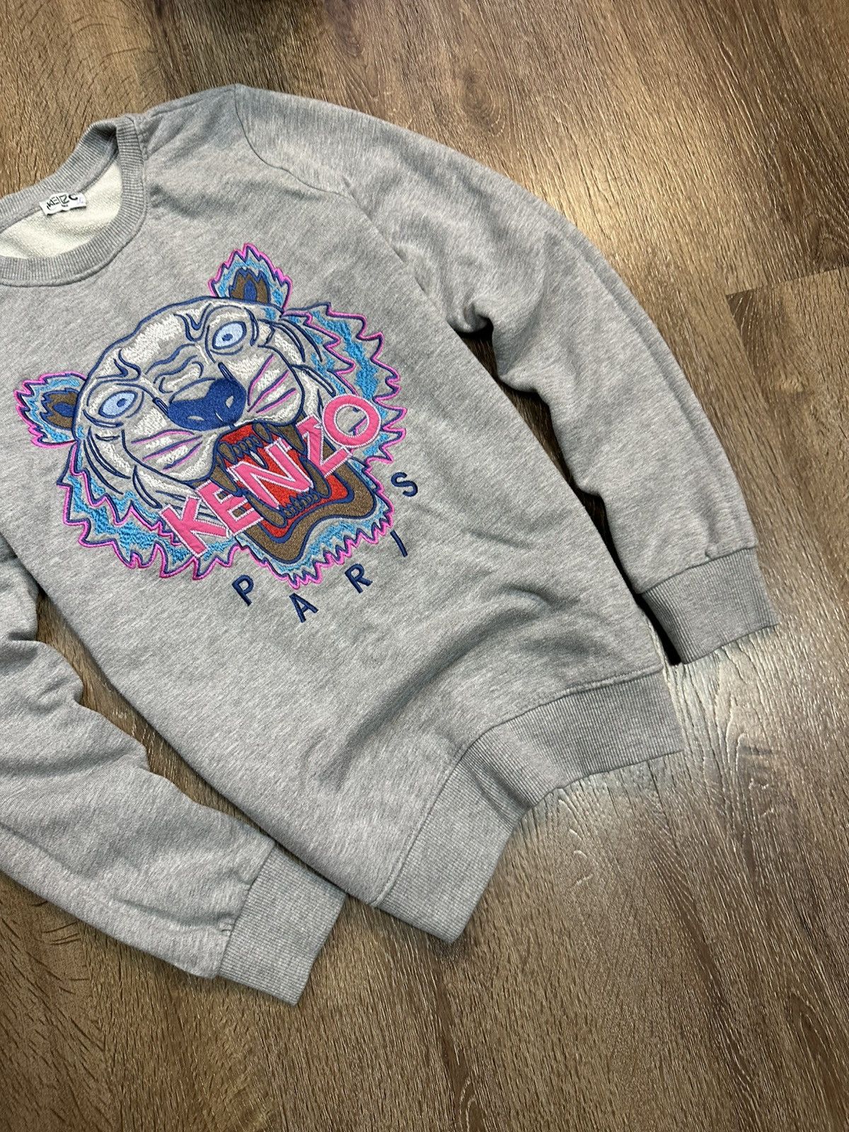 Kenzo Kenzo Paris Sweatshirt Big Plush Logo Streetwear Size US S / EU 44-46 / 1 - 2 Thumbnail