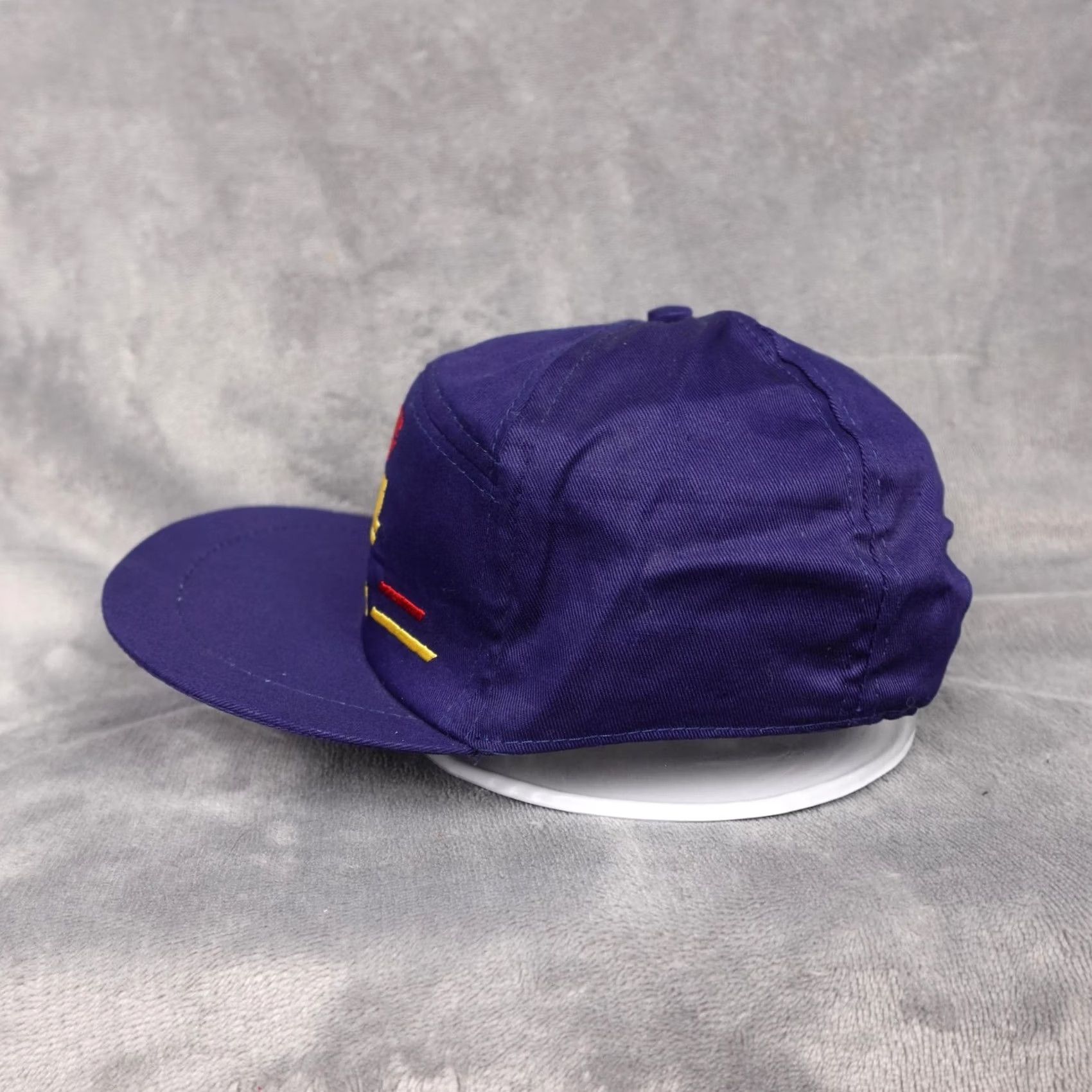 Vintage Vintage IGOL Competition Hat Cap Snap Back Purple Racing Cars Mens Adjustable Size ONE SIZE - 2 Thumbnail