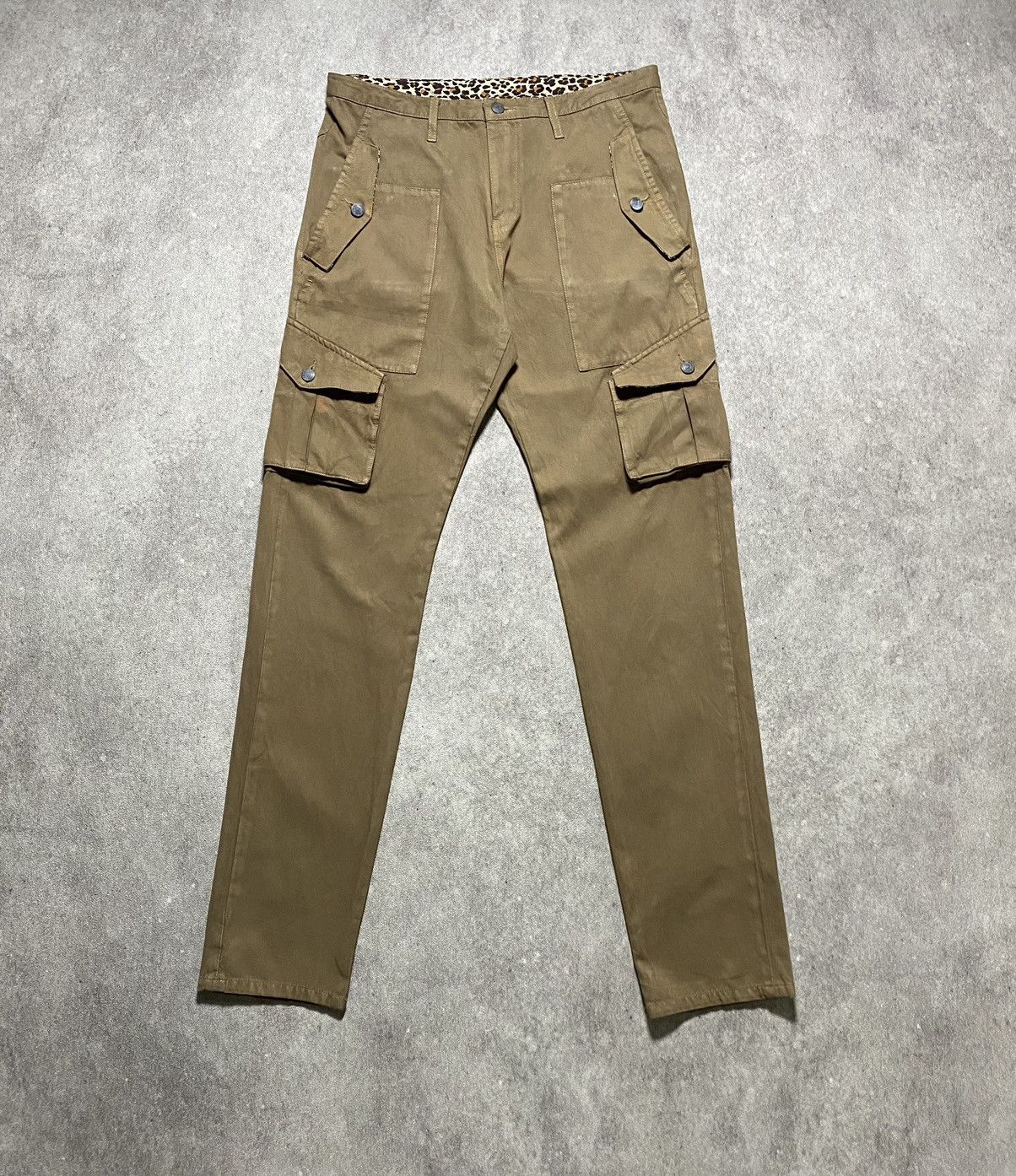 2000s Ppfm Vintage Cargo Leopard Military