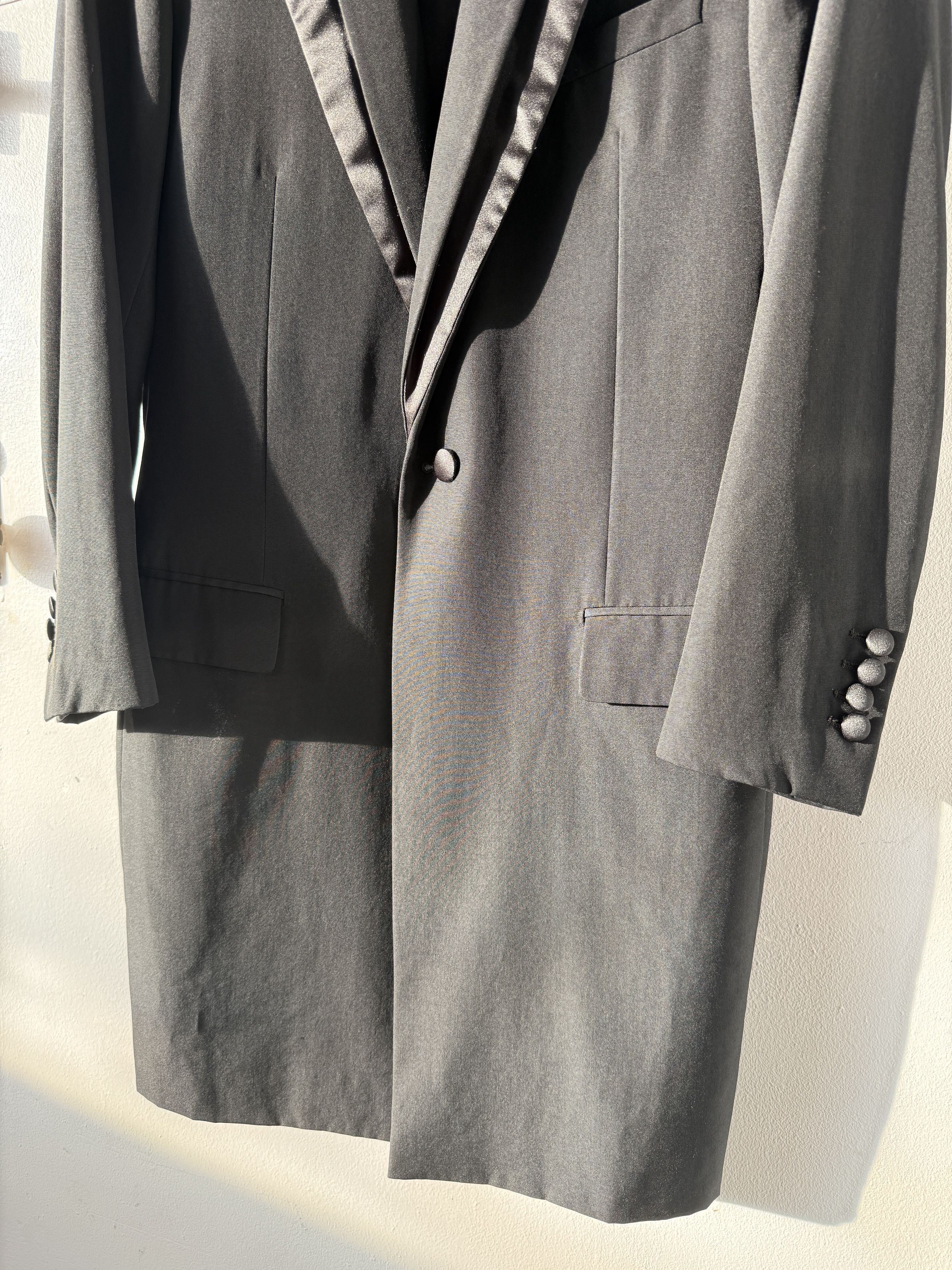 Dior AW02 Reflexion Double Lapel Le Smoking Collar Long Coat Size US M / EU 48-50 / 2 - 5 Thumbnail