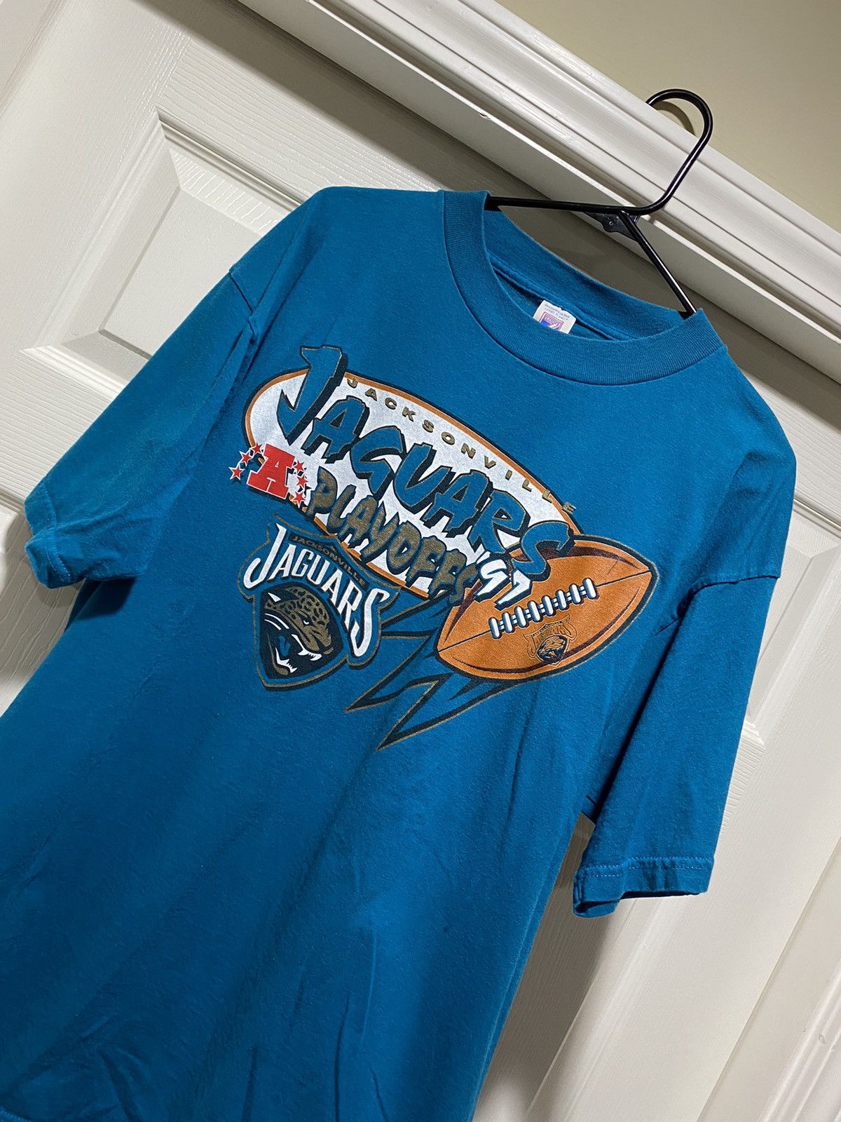 Logo 7 × Vintage Vintage 1997 Jacksonville Jaguars AFC Playoffs Tee Size US XL / EU 56 / 4 - 1 Thumbnail