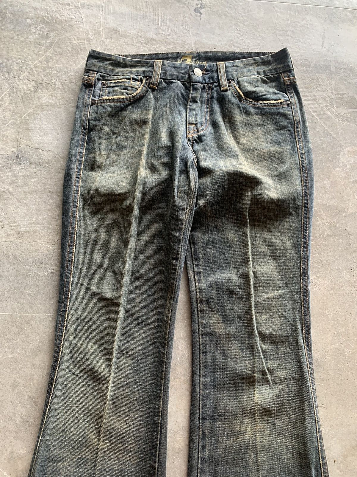 Hysteric Glamour × If Six Was Nine × Le Grande Bleu (L.G.B.) RUSTY FLARE japanese jeans designer Size US 29 - 3 Thumbnail