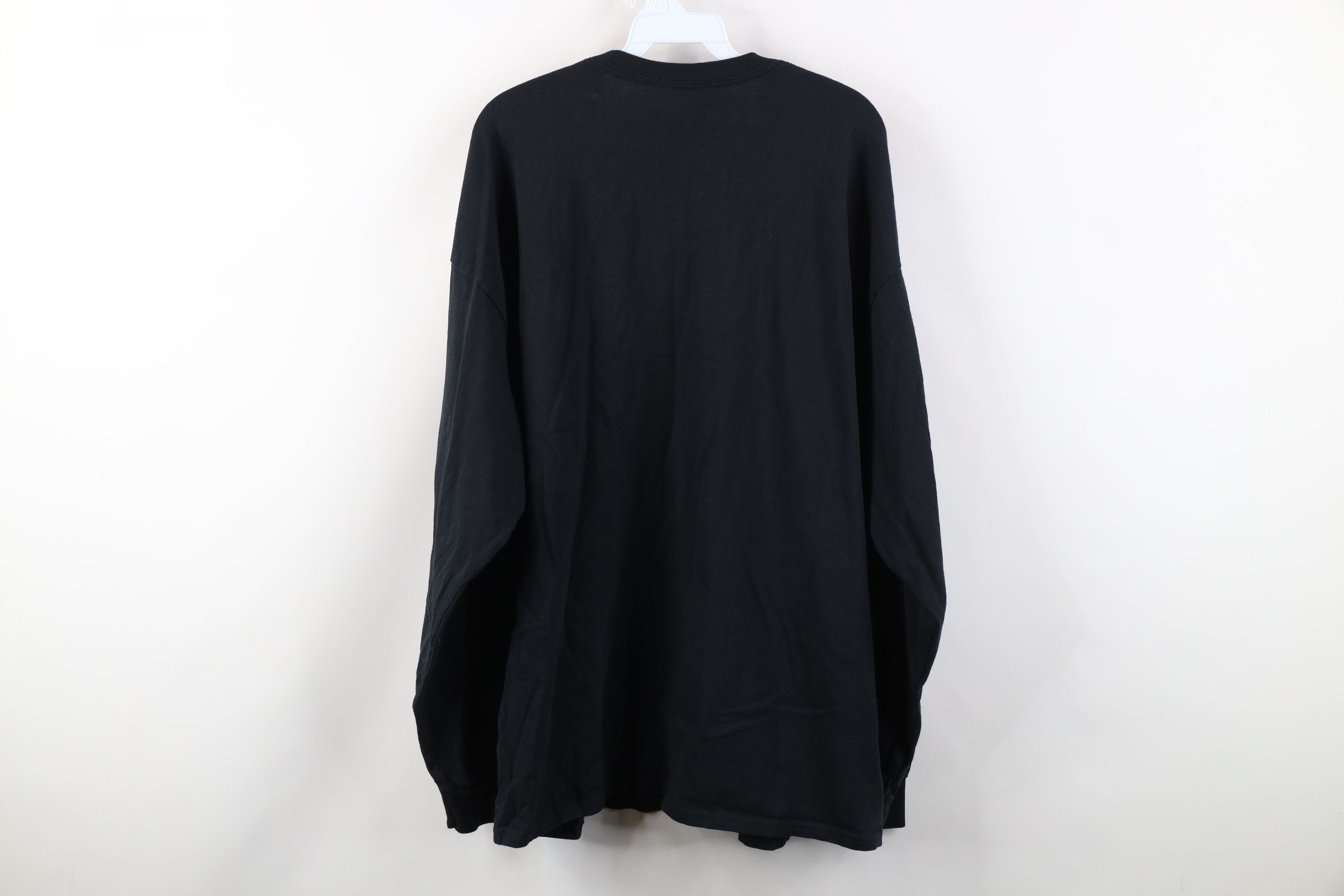Vintage Vintage 90s Y2K Streetwear Long Sleeve T-Shirt Black Cotton Size US XXL / EU 58 / 5 - 9 Thumbnail