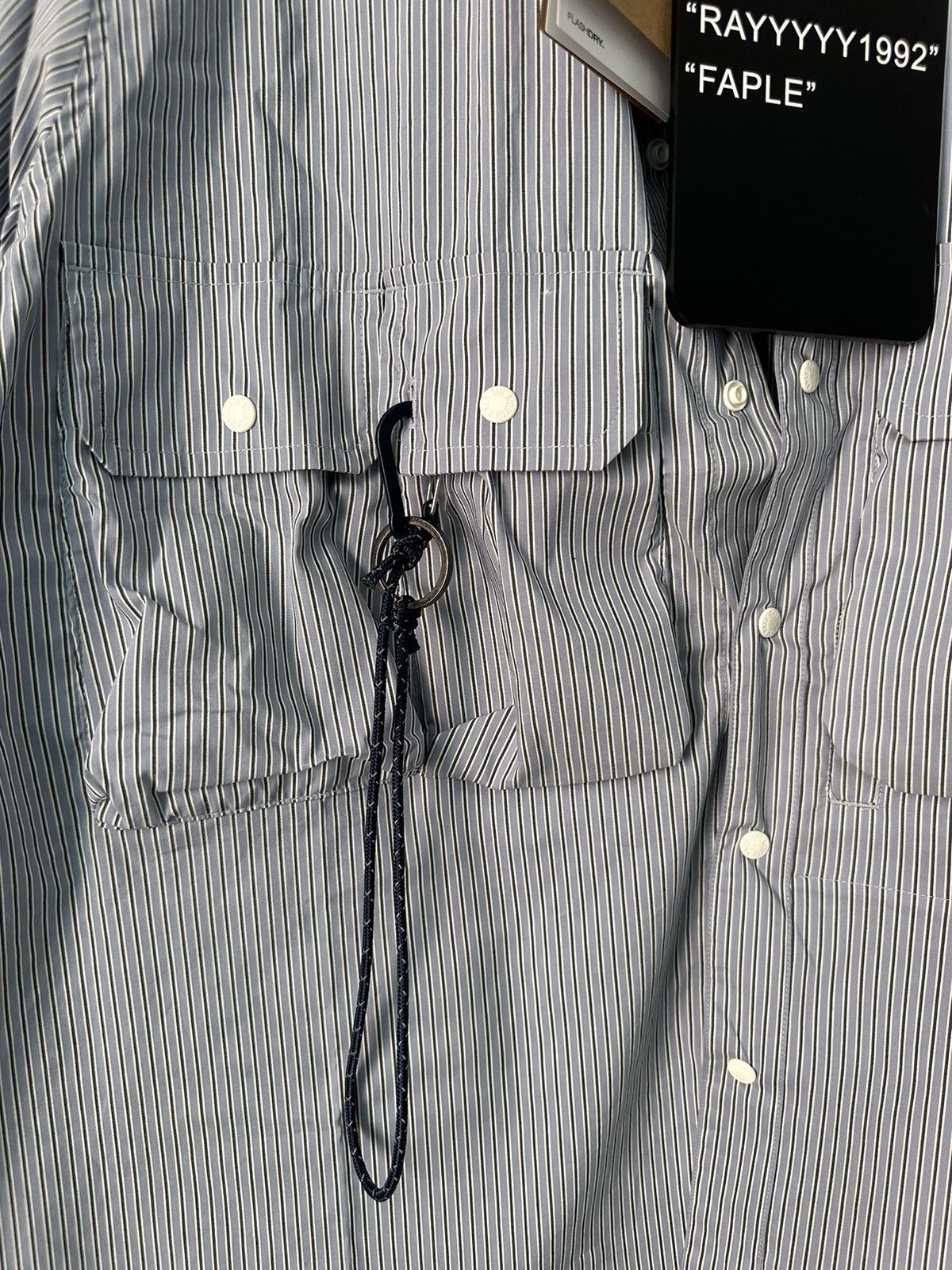 Kazuki Kuraishi × The North Face Urban Exploration KK LS STRIPE SHIRT Size US M / EU 48-50 / 2 - 18 Thumbnail