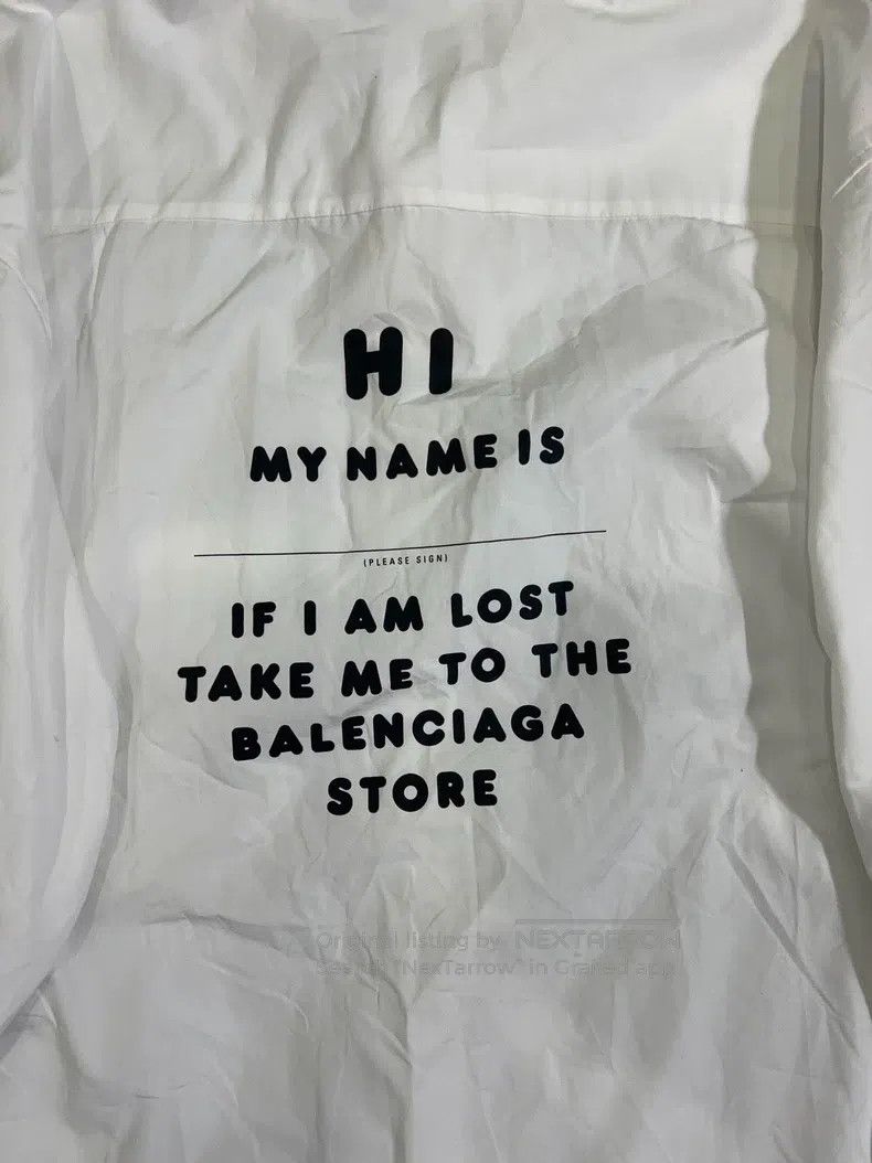 Balenciaga Balenciaga Shirt Size 34 Oversized Size XXS / US 00 / IT 34 - 5 Thumbnail