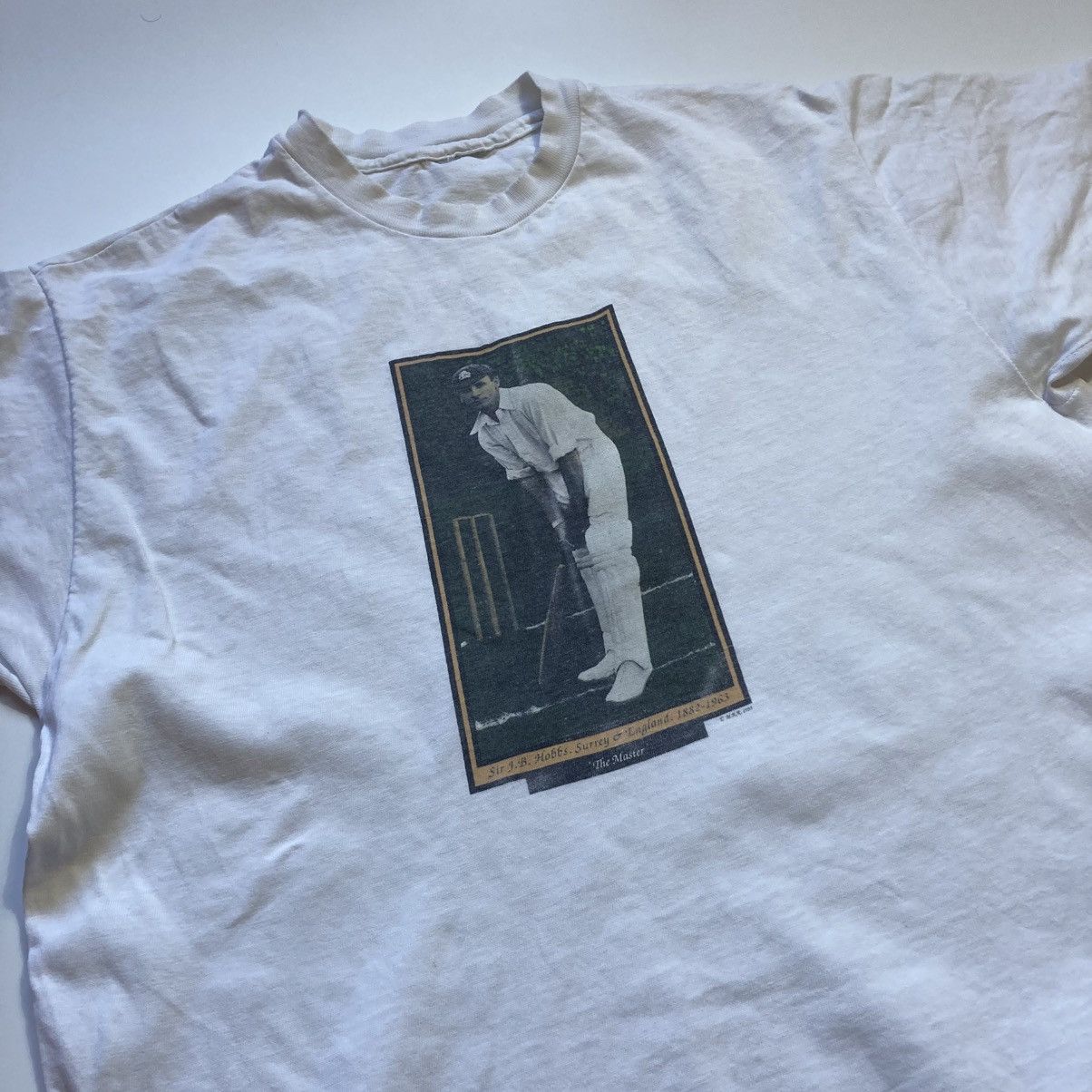 Vintage vintage john hobbs surrey england cricket club tee Size US XL / EU 56 / 4 - 2 Thumbnail