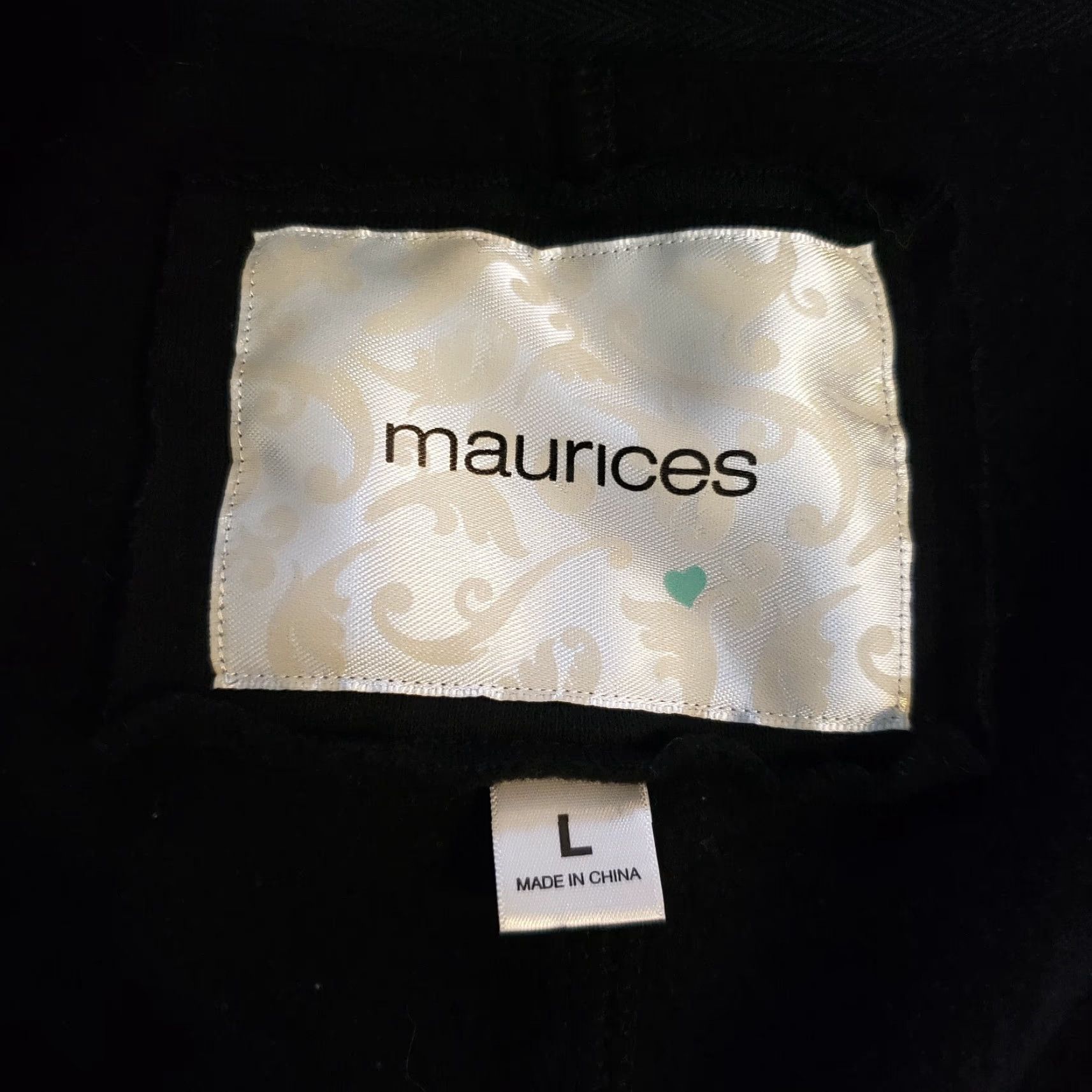 Vintage Maurices Jacket Black Knit Fabric Moto Style Long Sleeve Jacket Coat Large Women Size L / US 10 / IT 46 - 5 Thumbnail