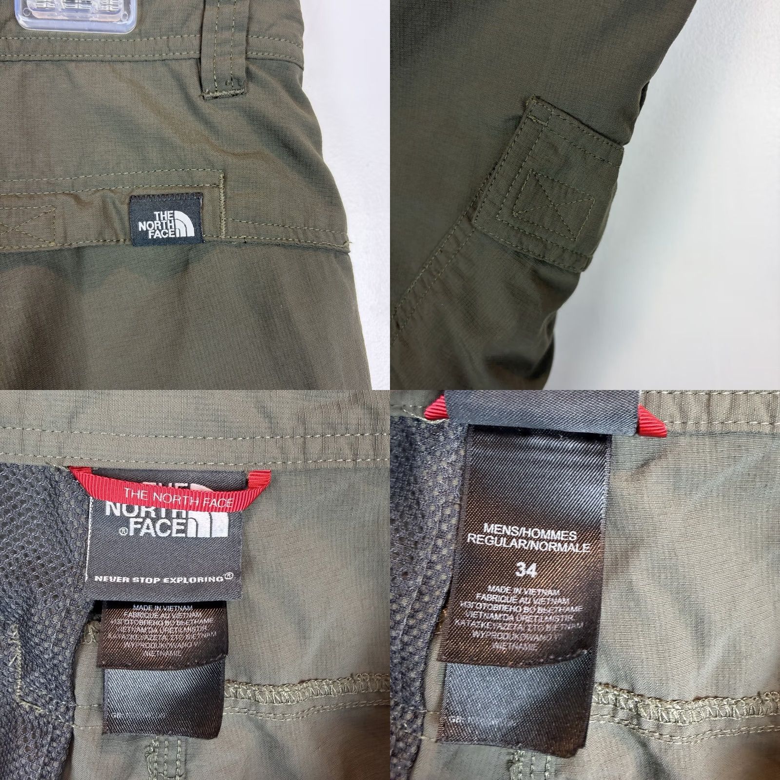 The North Face The North Face Shorts Mens 34 Green Lightweight Outdoor 9” Chino Flat Front Pocket Quick Dry Regular M Size US 34 / EU 50 - 8 Thumbnail