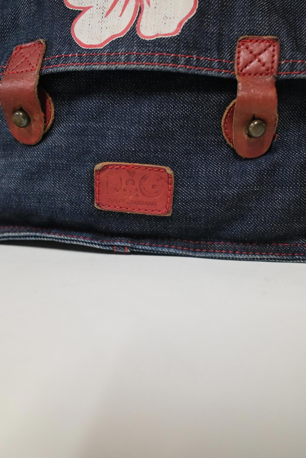 Dolce & Gabbana 00's Dolce & Gabbana Floral Denim Shoulder Bag Size ONE SIZE - 3 Thumbnail