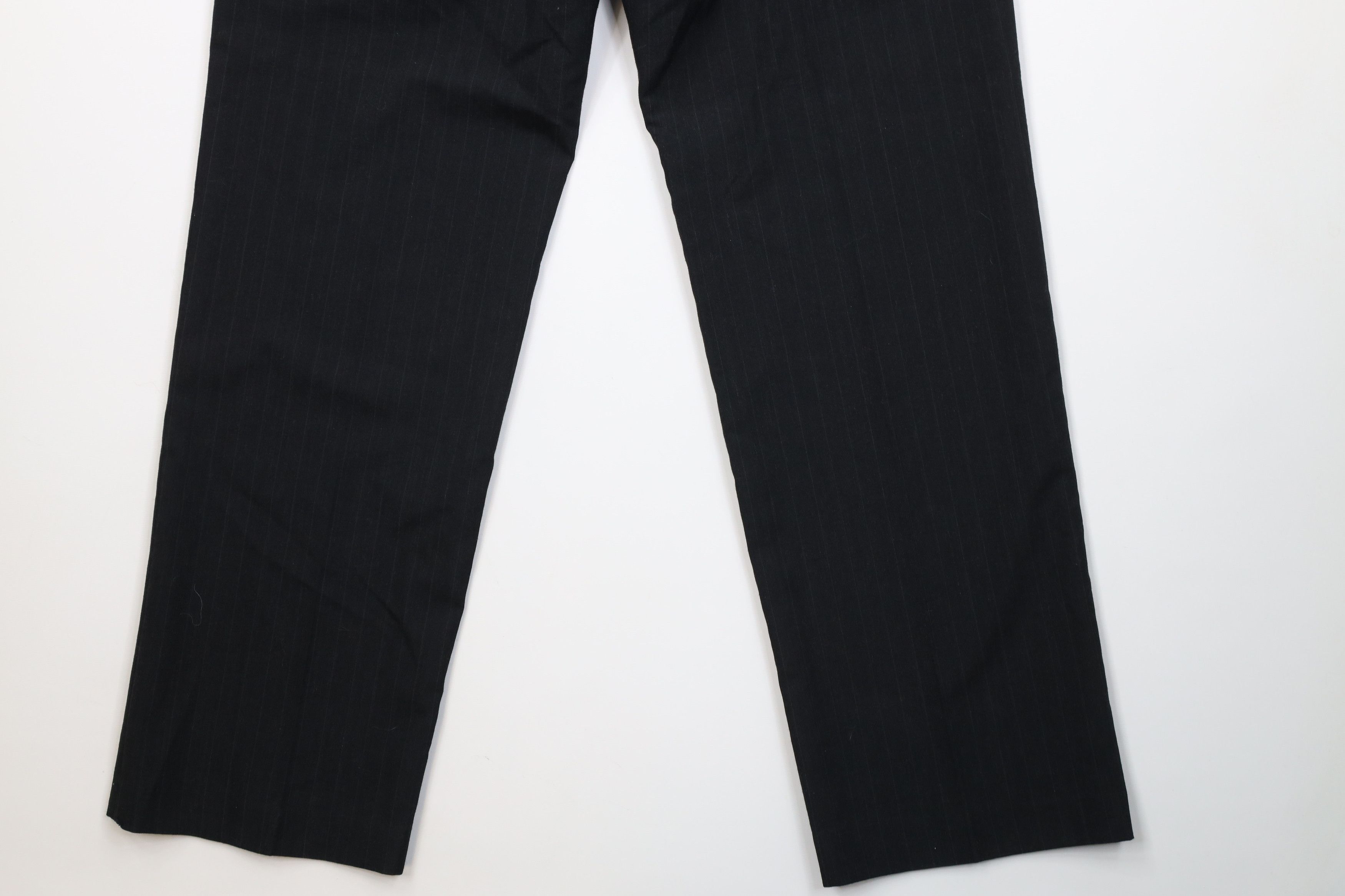 Vintage Vintage 90s Streetwear Knit Pinstriped Wide Leg Chino Pants Size US 32 / EU 48 - 13 Thumbnail