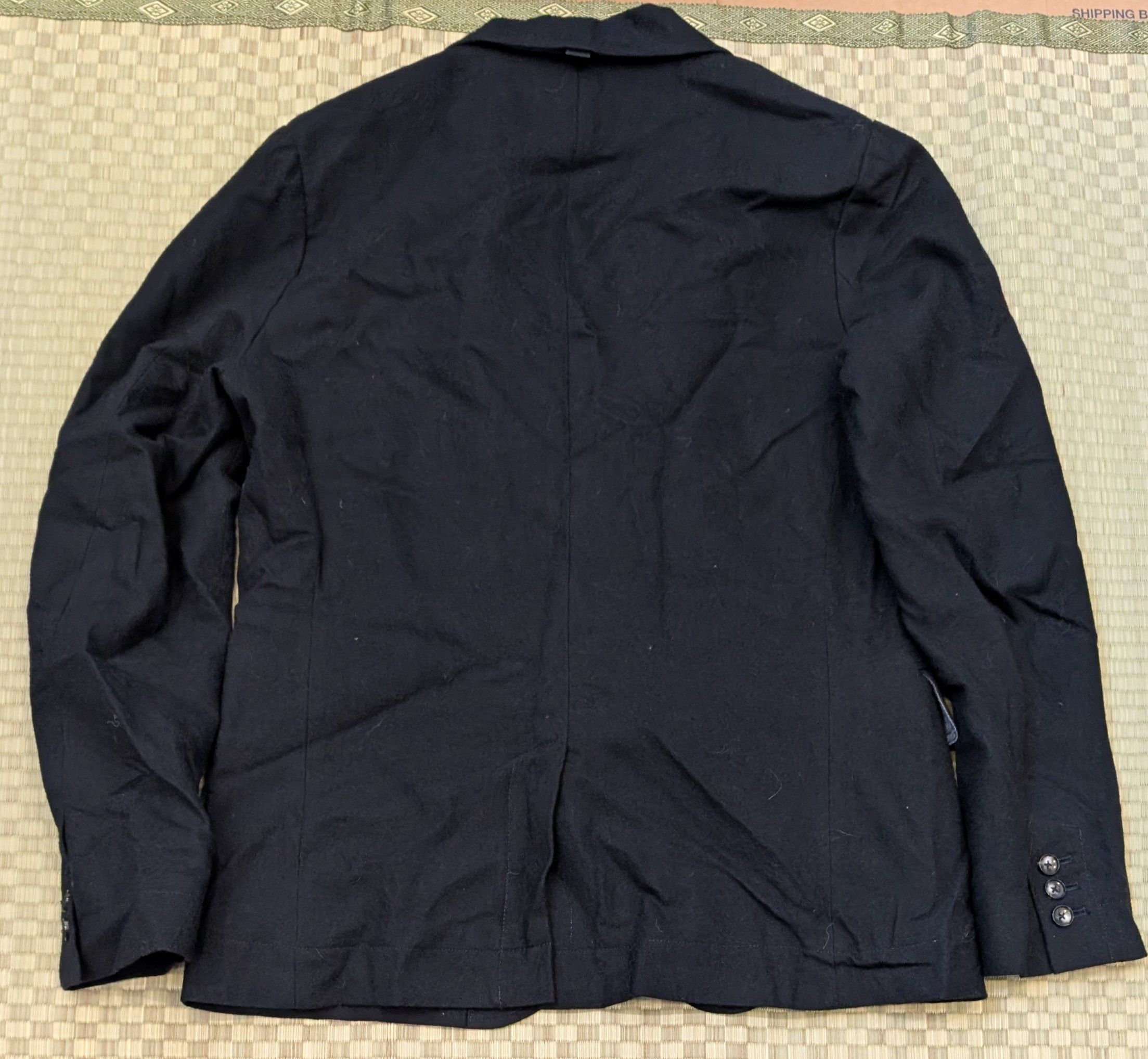 Wings + Horns Wings + Horns Wool Cotton Blazer Made in Canada Size 40R - 2 Thumbnail