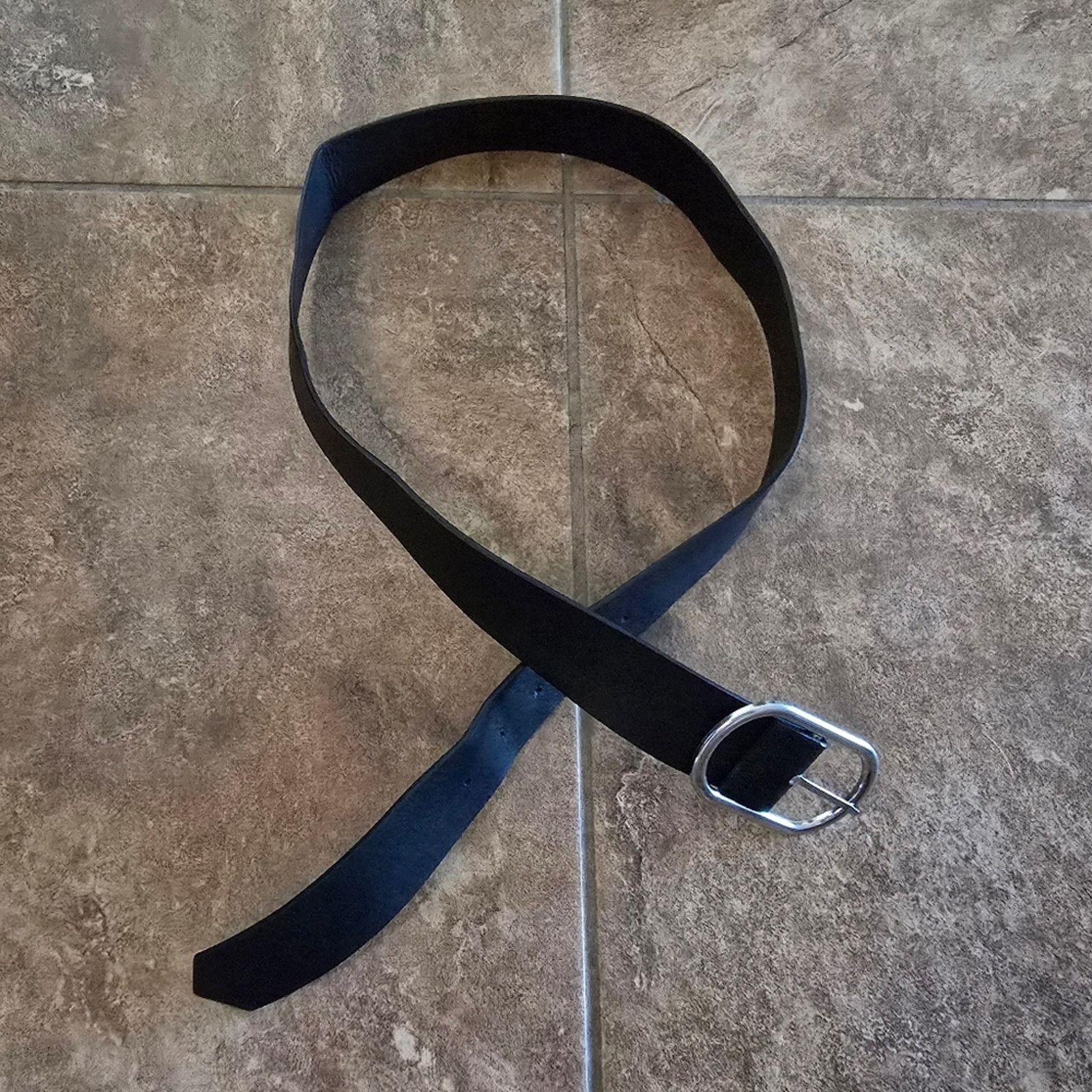 Other Black Racetrack Buckle 42 Belt Size ONE SIZE - 1 Thumbnail