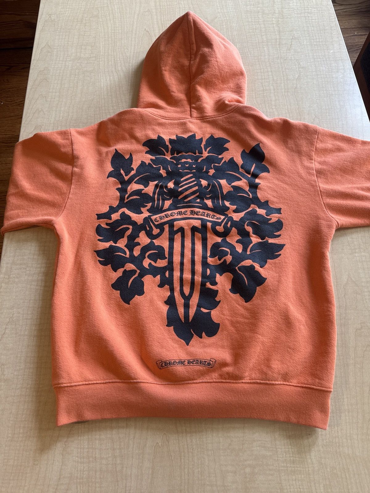 Chrome Hearts Orange Chrome Hearts Vines Dagger Hoodie Size US M / EU 48-50 / 2 - 10 Thumbnail