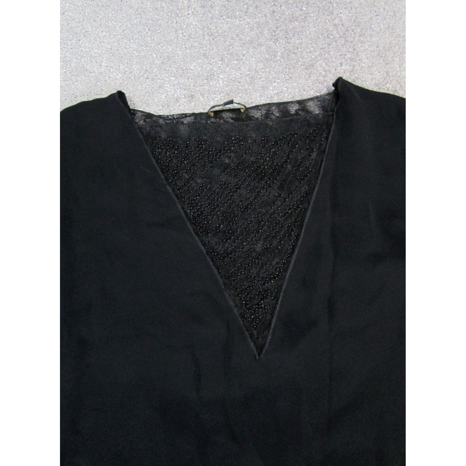 Massimo Dutti Massimo Dutti Shirt Womens Small Black Blouse Size S / US 4 / IT 40 - 2 Thumbnail