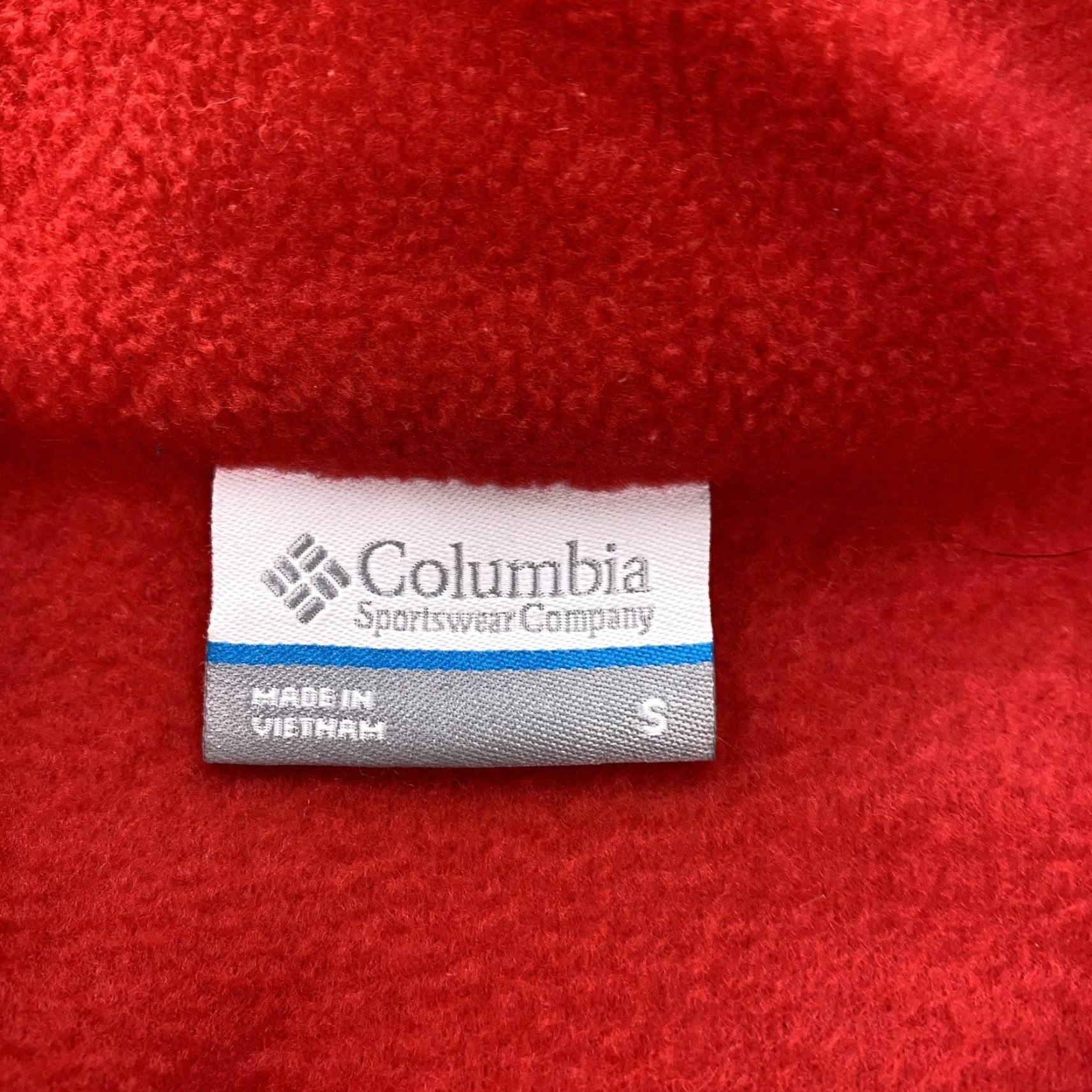Vintage Columbia Jacket Womens Small Red Fleece Full Zip Stand Collar Pockets Outdoor Size S / US 4 / IT 40 - 5 Thumbnail