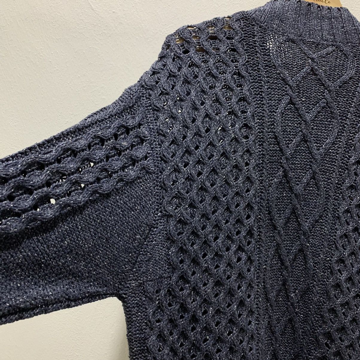 Issey Miyake 🪬 RARE PLANTATION CABLE KNIT CROCHET Size US M / EU 48-50 / 2 - 5 Thumbnail