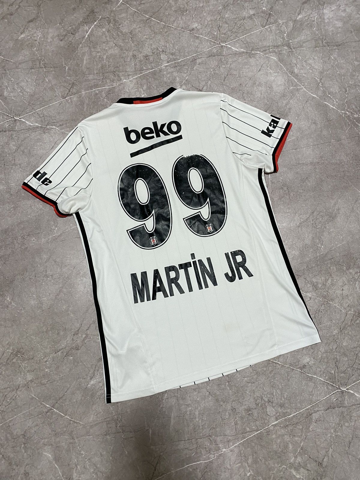 Adidas × Vintage Vintage 2016 Adidas FC Besiktas #99 Martin JR Soccer Jersey Size US L / EU 52-54 / 3 - 15 Thumbnail