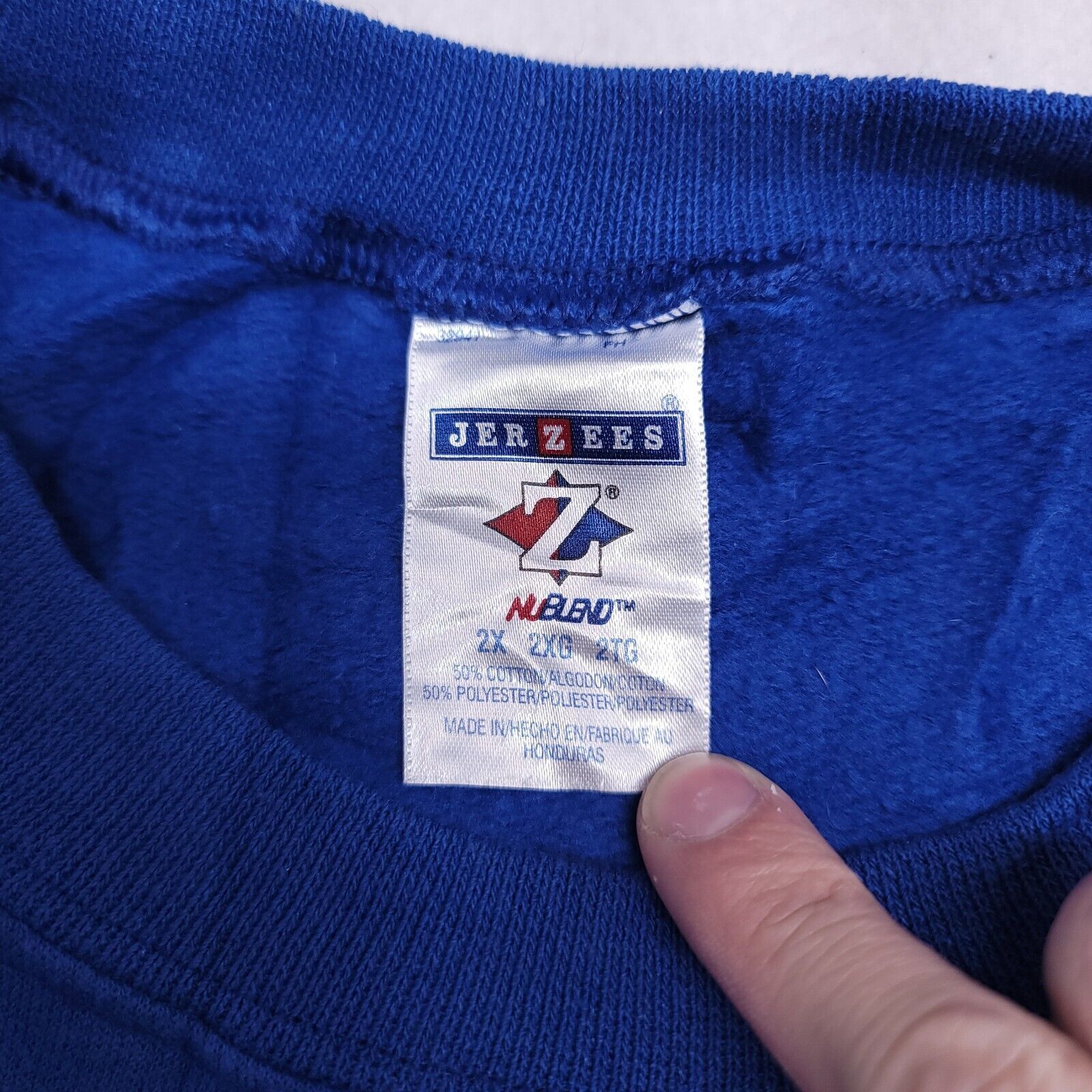 Jerzees Jerzees Kentucky Casual Pullover Sweatshirt Men Size 2X Blue Size US XXL / EU 58 / 5 - 4 Thumbnail